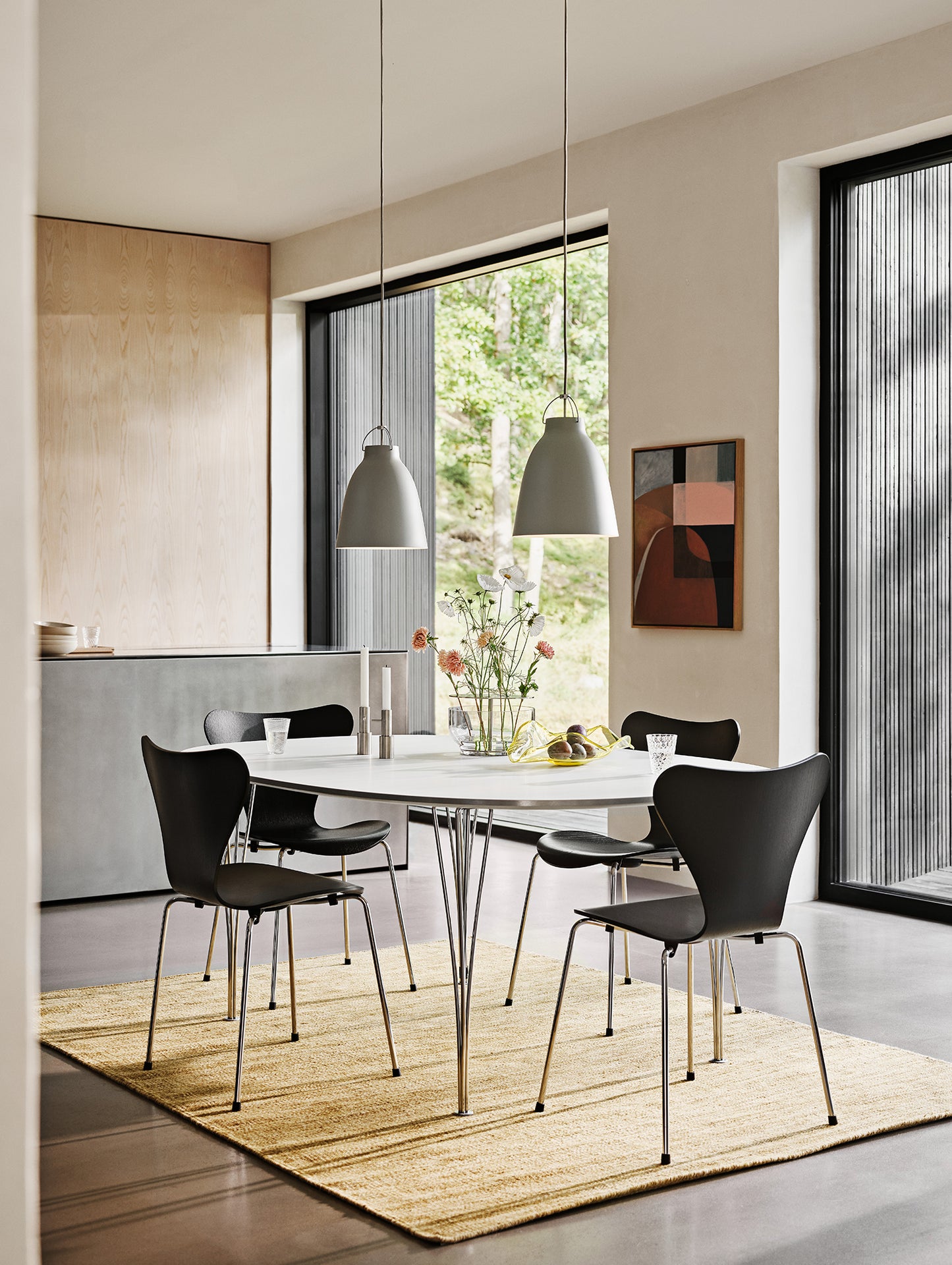 Series 7™ 3107 Dining Chair (Coloured Ash Wood)