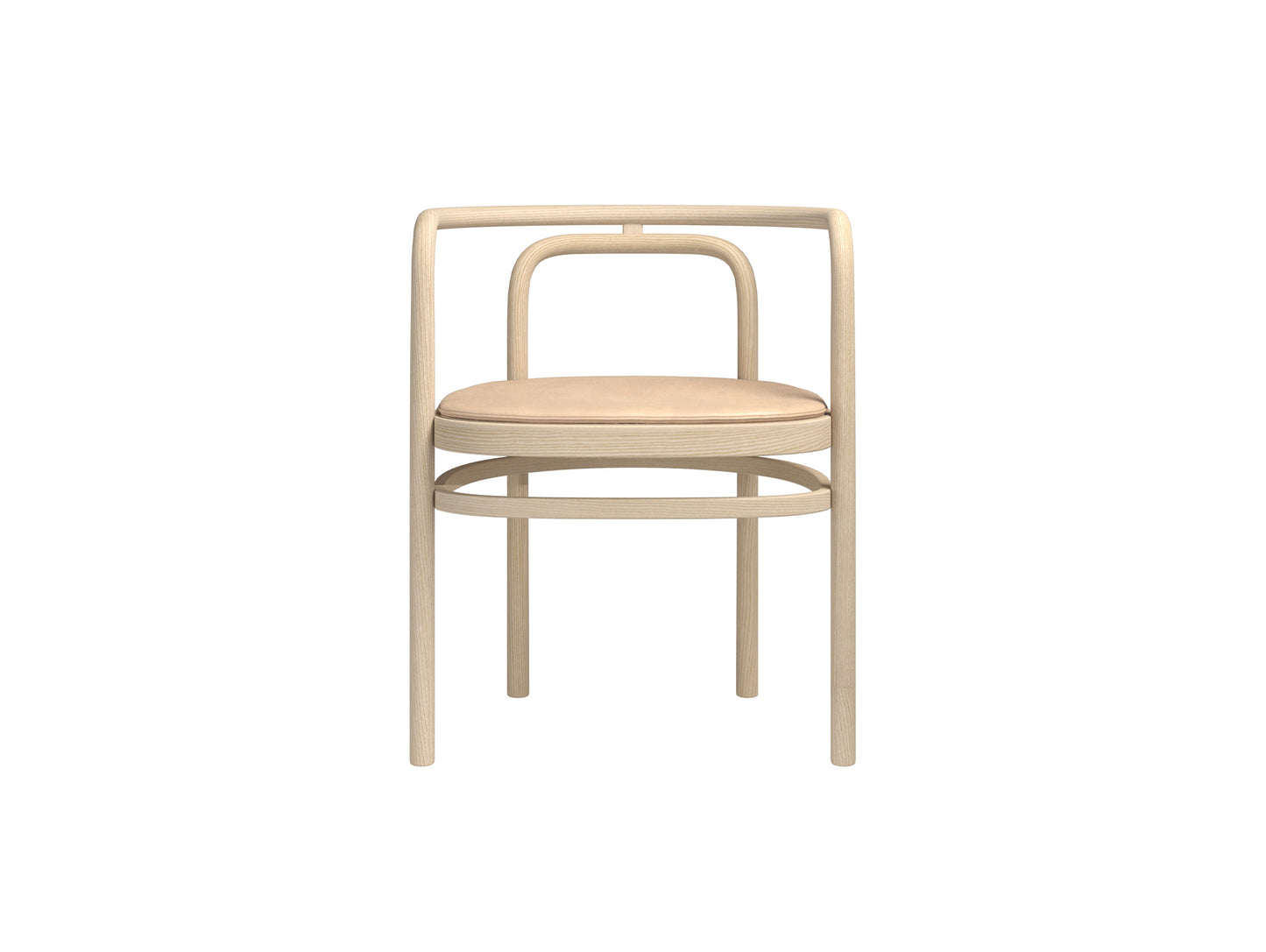 PK15 Dining Chair Seat Cushion by Fritz Hansen - Natural Leather