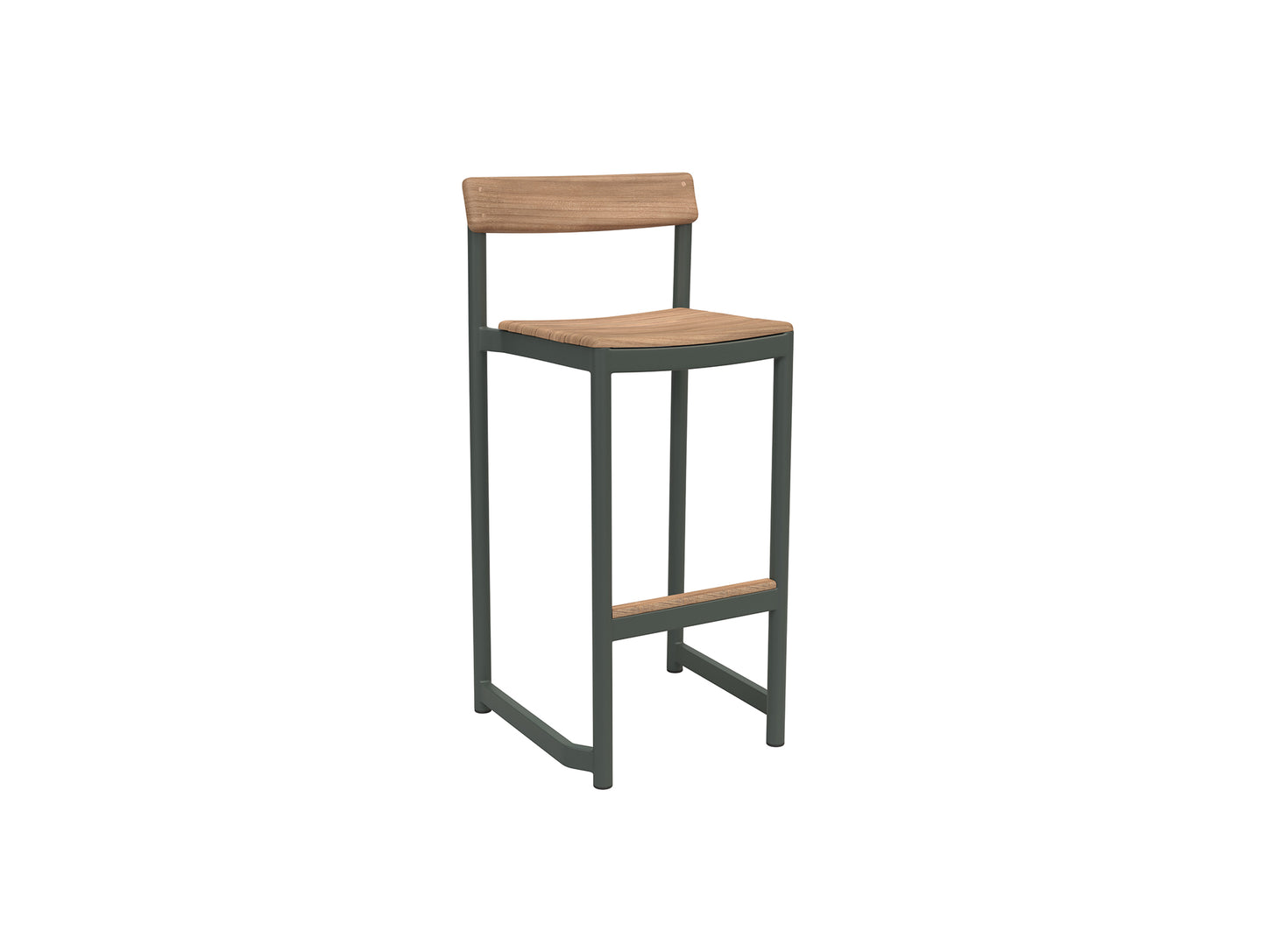 Pelagus Bar Stool by Fritz Hansen - Hunter Green