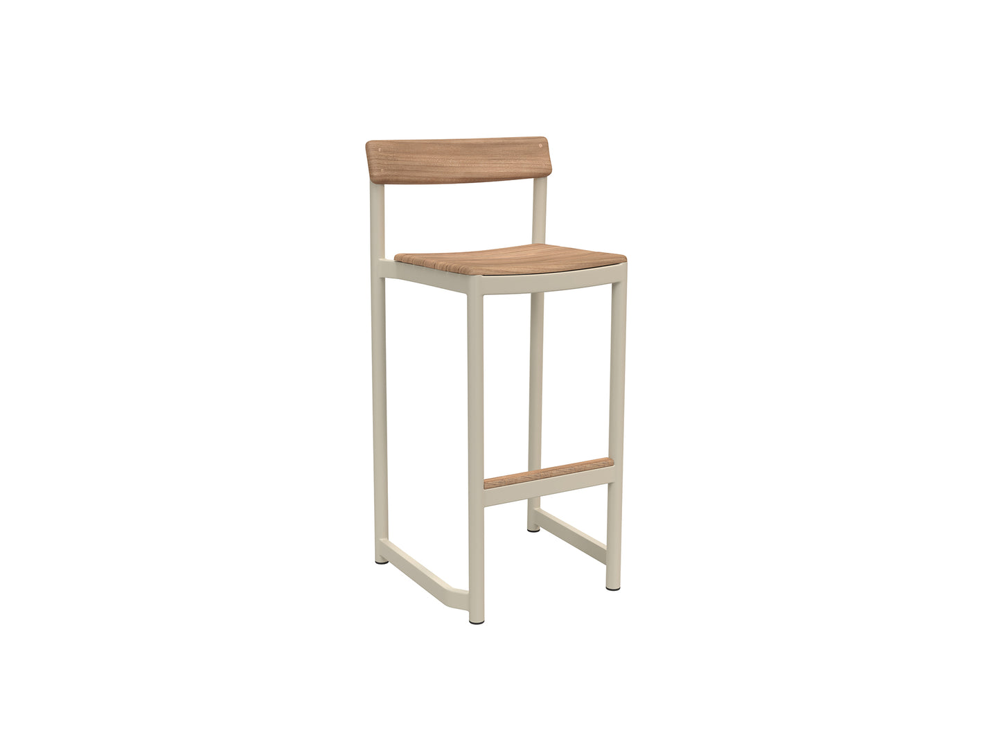 Pelagus Bar Stool by Fritz Hansen - Light Ivory