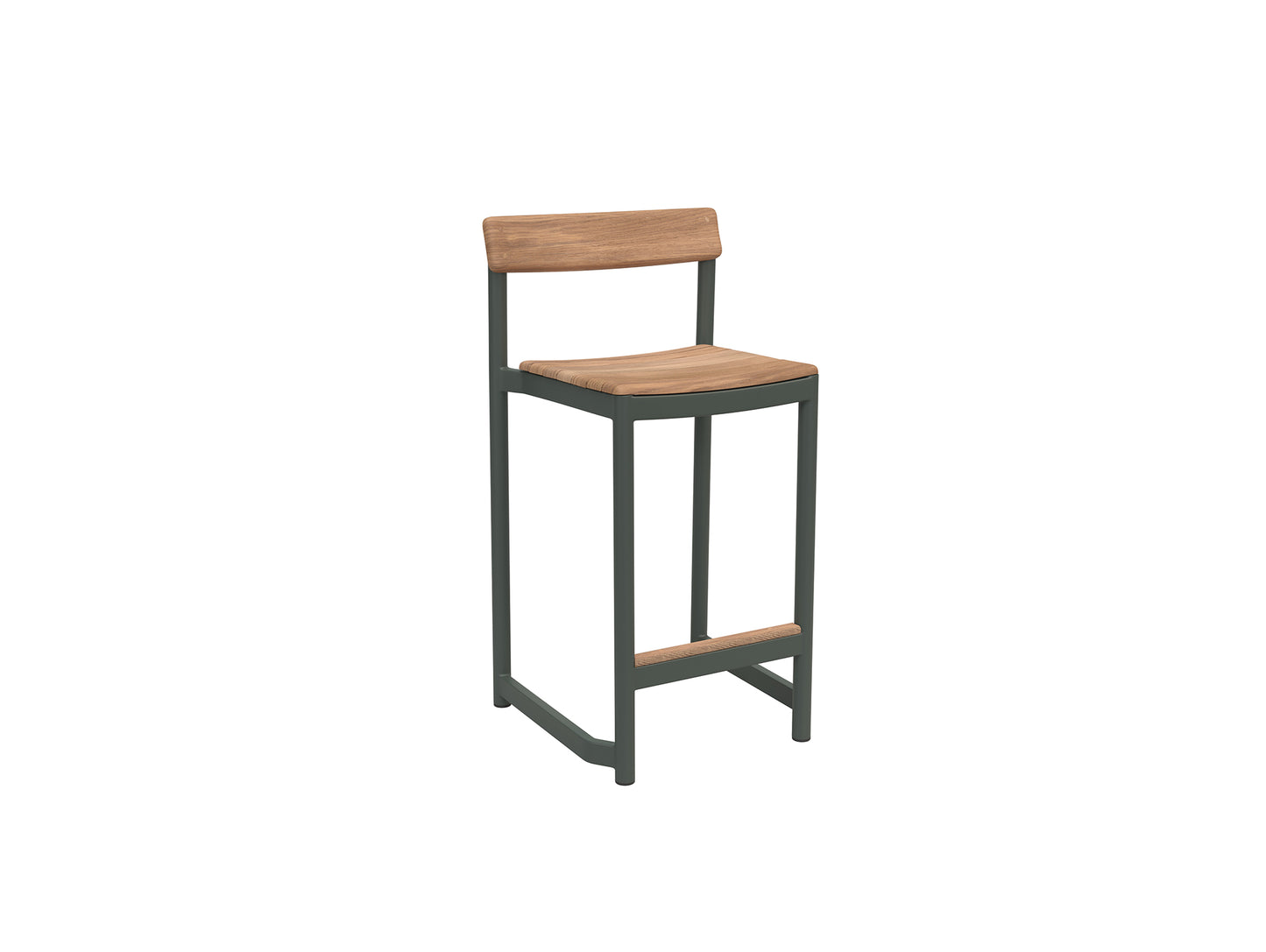 Pelagus Counter Stool by Fritz Hansen - Hunter Green