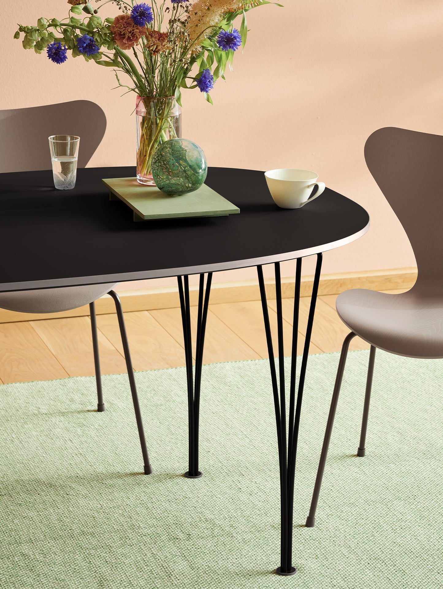 Superellipse Dining Table (Laminate Tabletop)