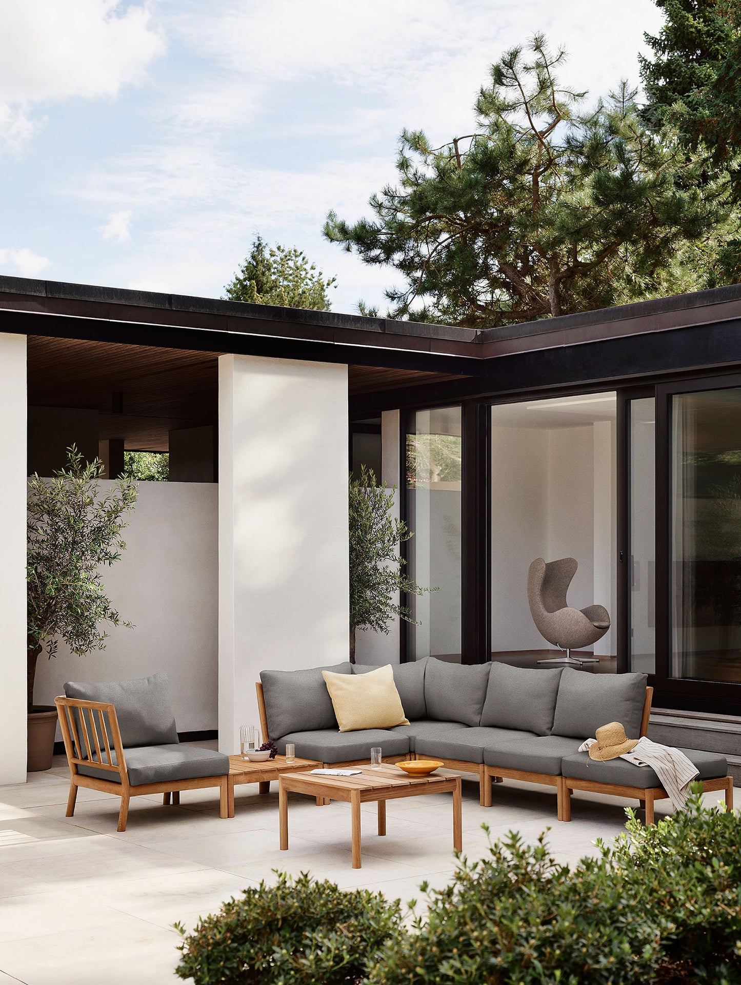 Tradition Outdoor Lounge Table by Fritz Hansen