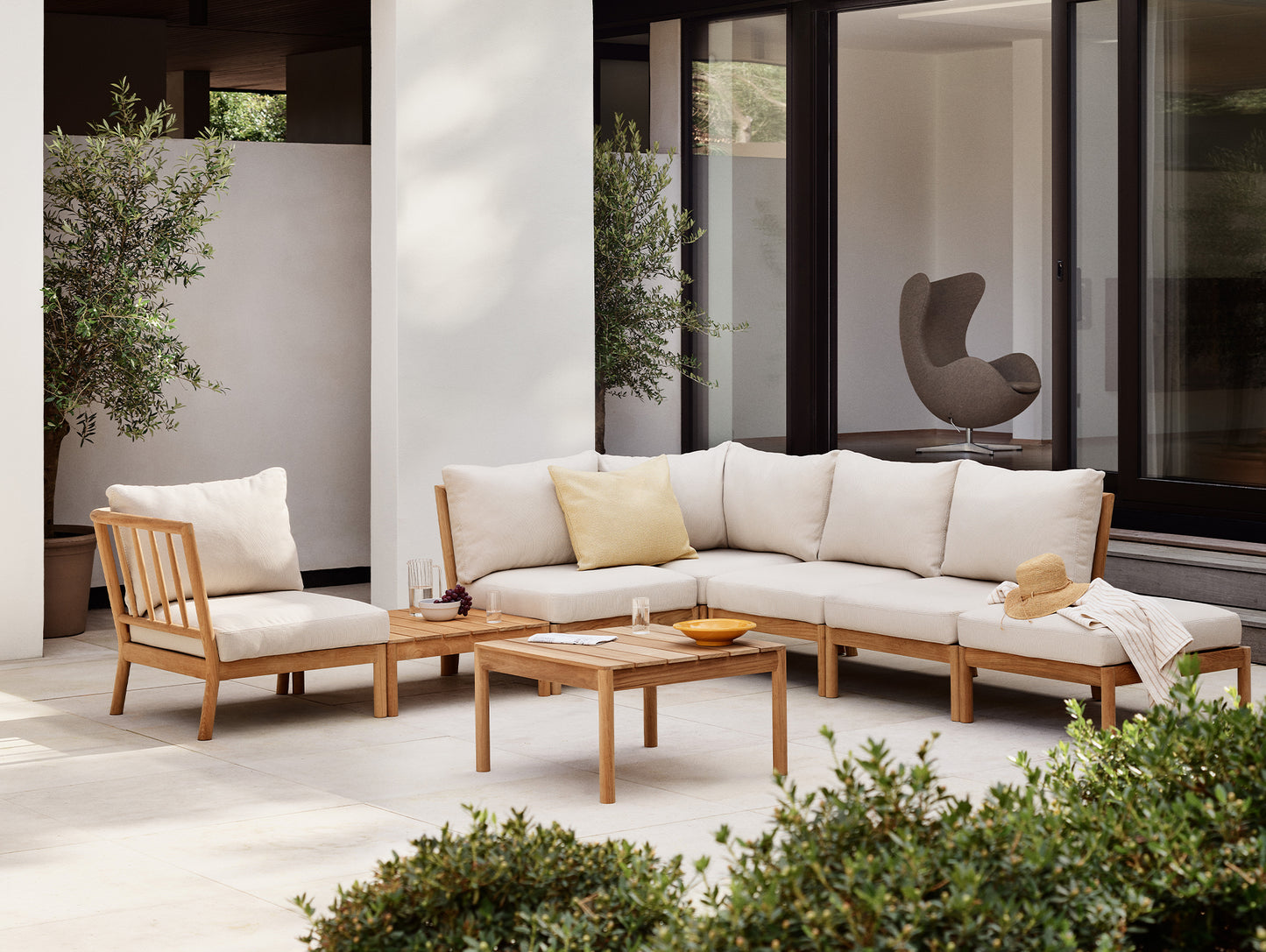 Tradition Outdoor Modular Sofa by Fritz Hansen - Configuration 4