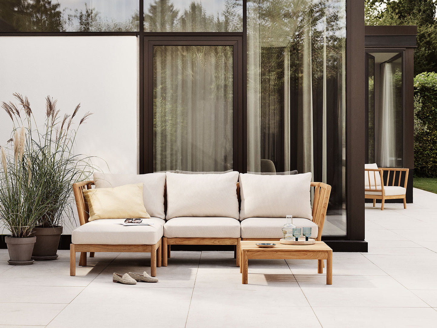 Tradition Outdoor Modular Sofa - Spacer Module by Fritz Hansen