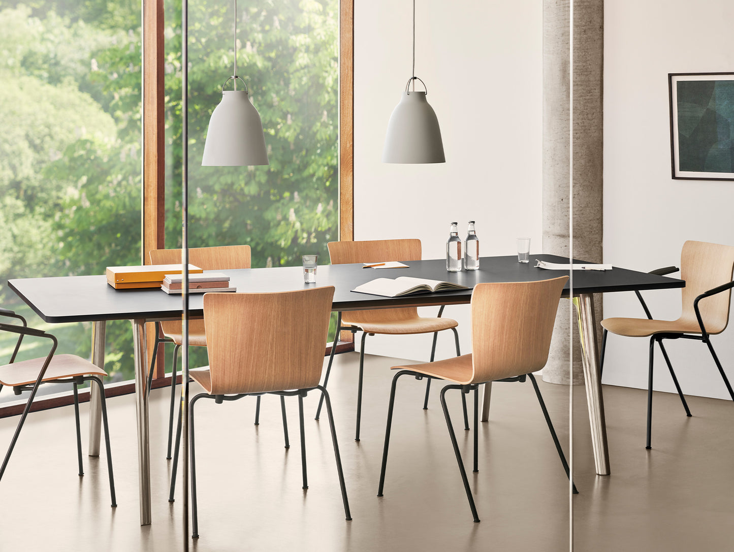 Caravaggio Pendant Light by Fritz Hansen - P2 / Matt Grey25 Aluminium