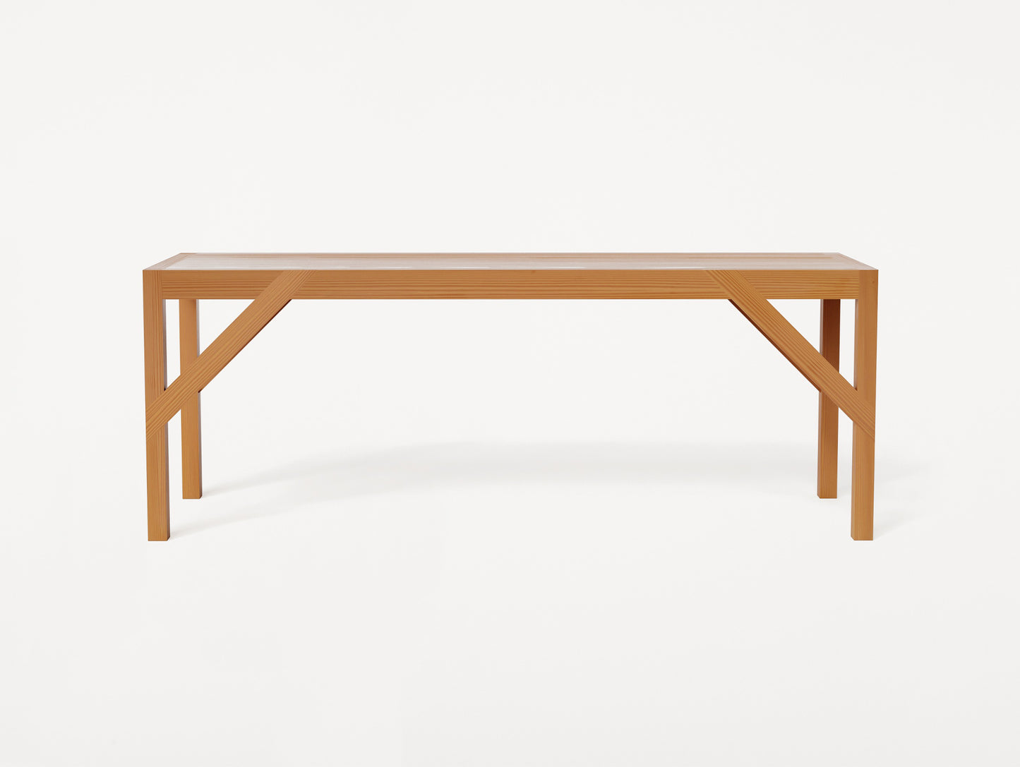 Bracket Bench by Frama - Warm Brown