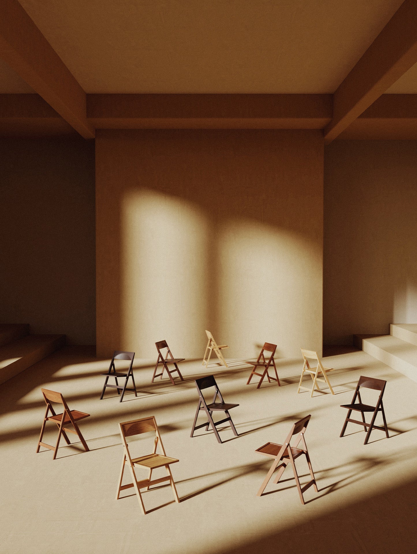 Folding Flat Chair by Frama