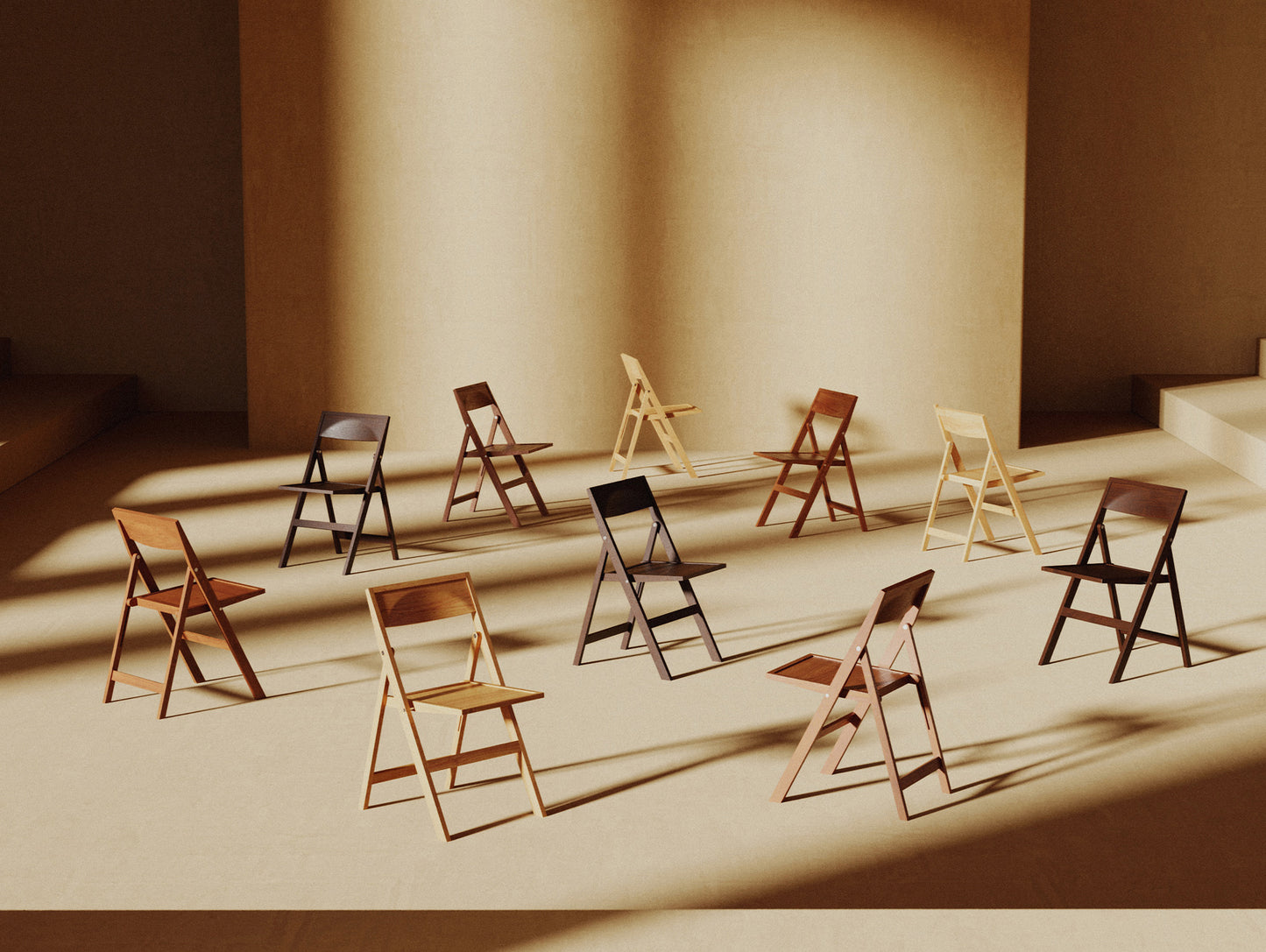 Folding Flat Chair by Frama
