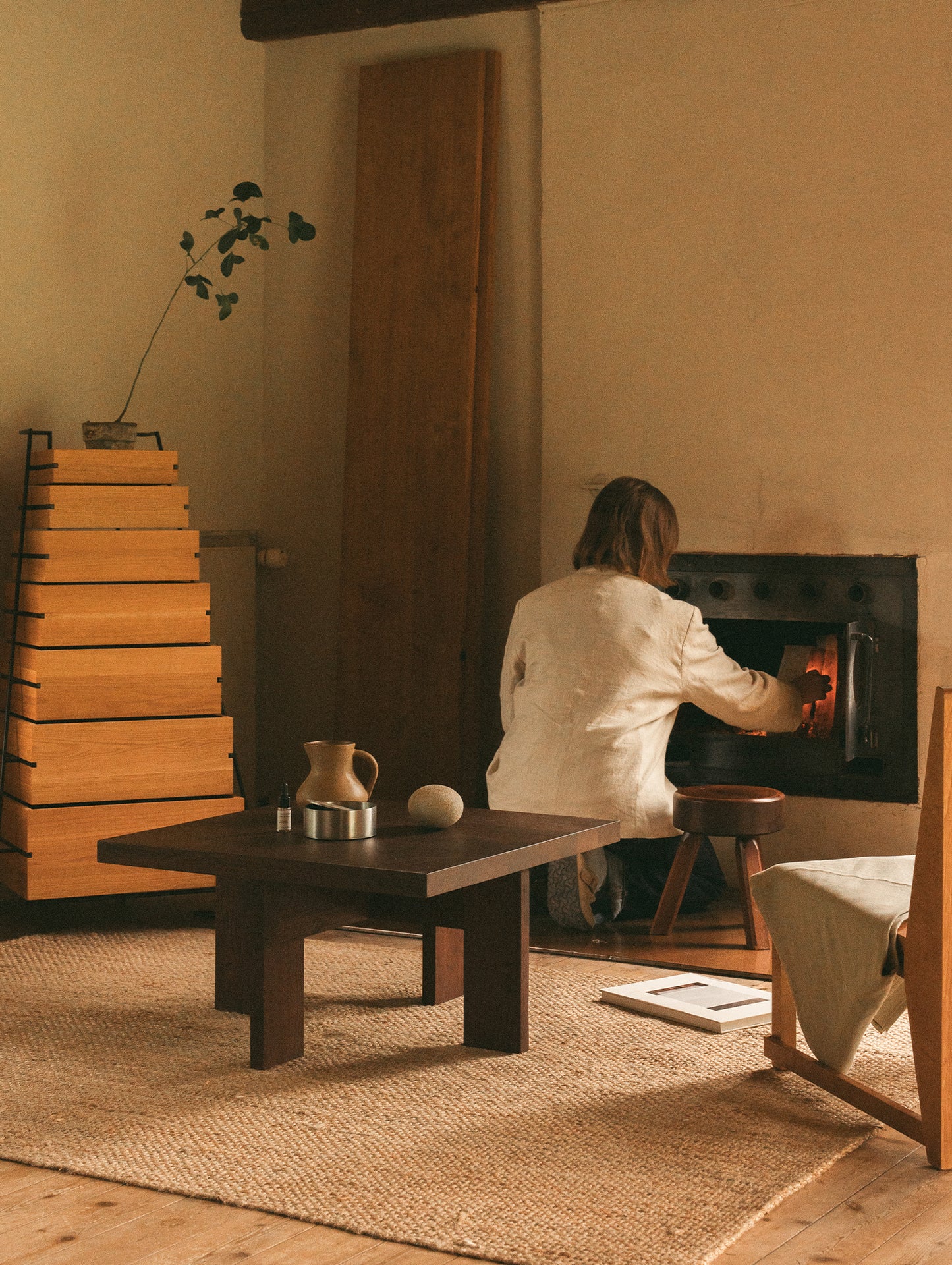 Farmhouse Coffee Table by Frama - Dark Oiled