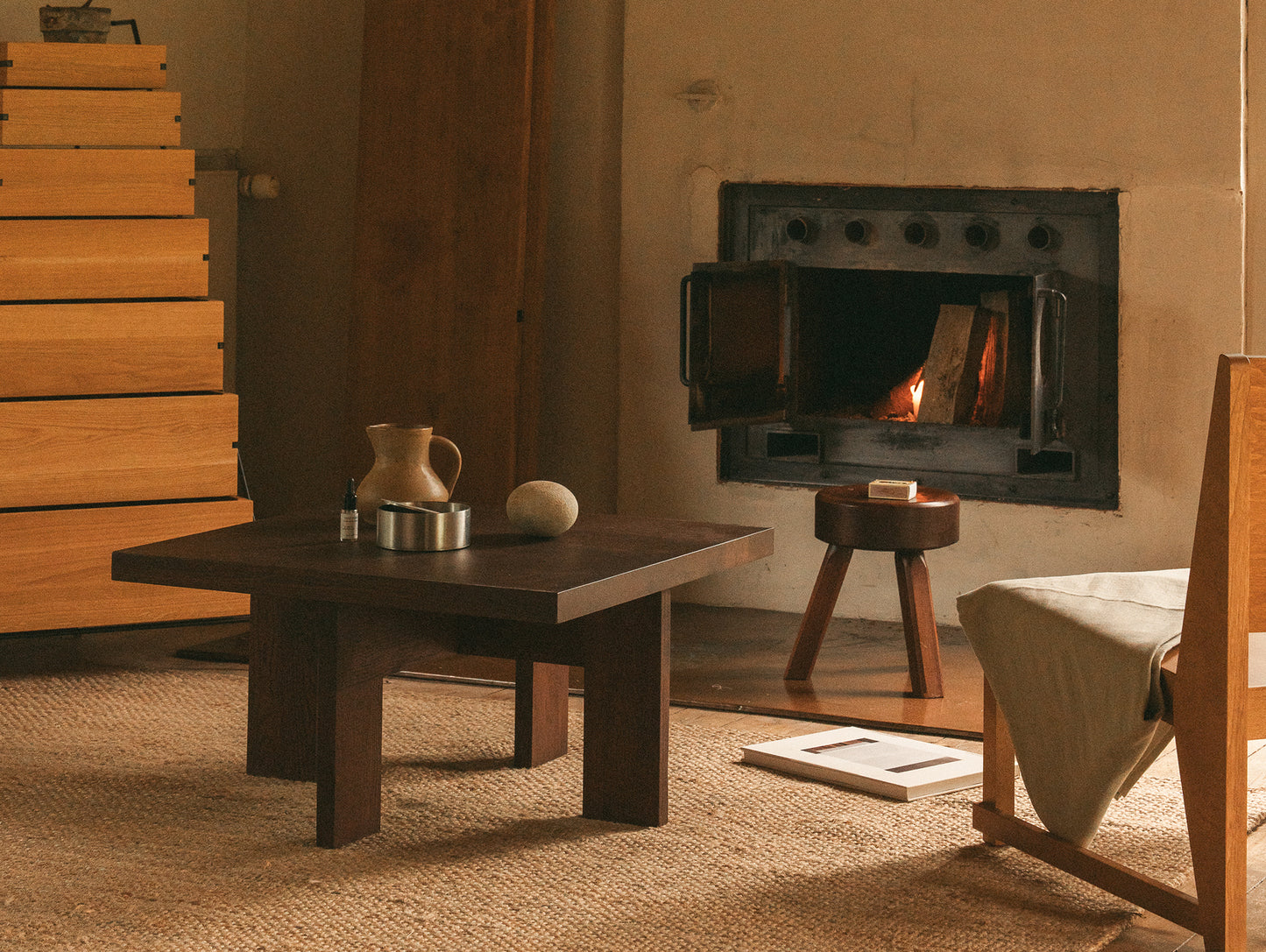Farmhouse Coffee Table by Frama - Dark Oiled