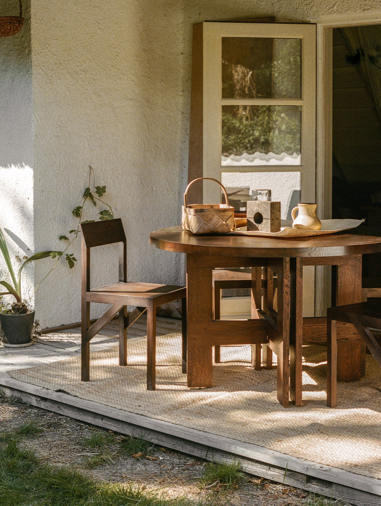 Bracket Chair by Frama -Dark Solid Pine