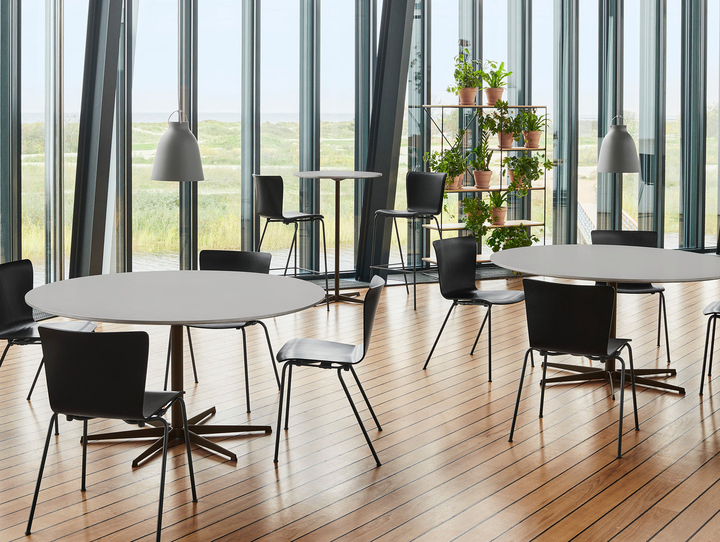 Caravaggio Pendant Light by Fritz Hansen - P2 / Matt Grey25 Aluminium