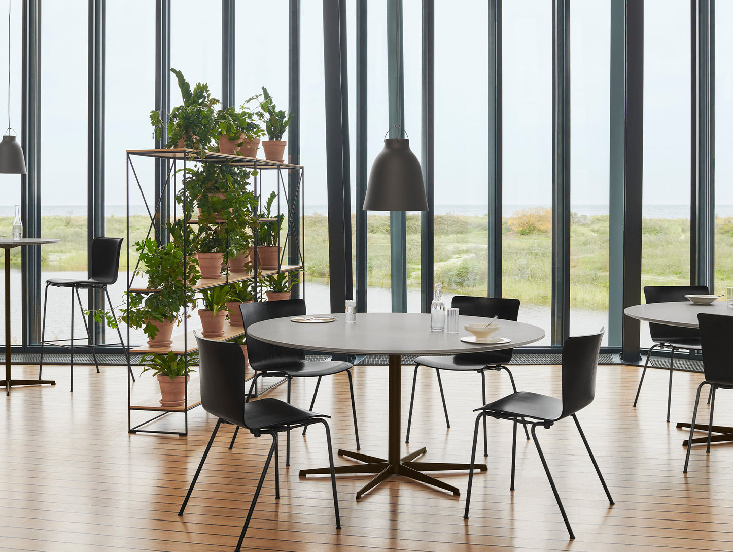 Caravaggio Pendant Light by Fritz Hansen - P2 / Matt Grey25 Aluminium