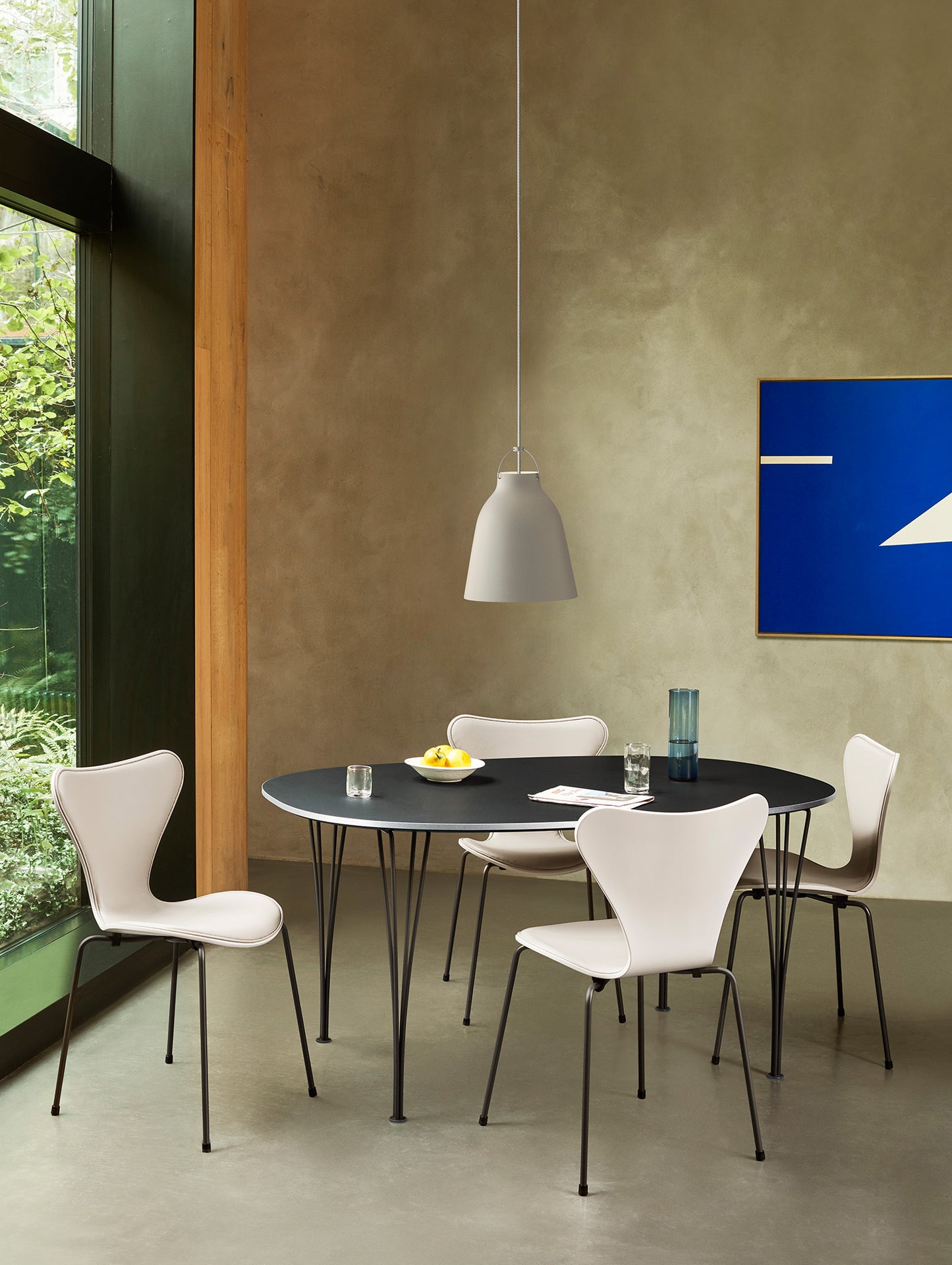 Caravaggio Pendant Light by Fritz Hansen - P2 / Matt Warm Silk Aluminium