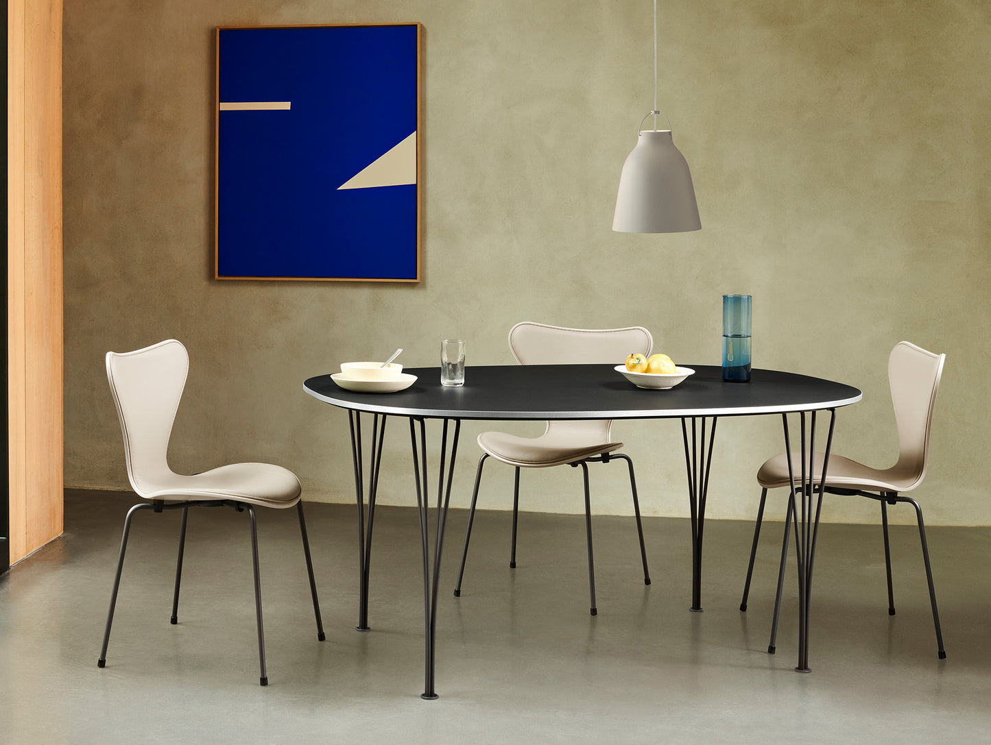 Caravaggio Pendant Light by Fritz Hansen - P2 / Matt Grey25 Aluminium