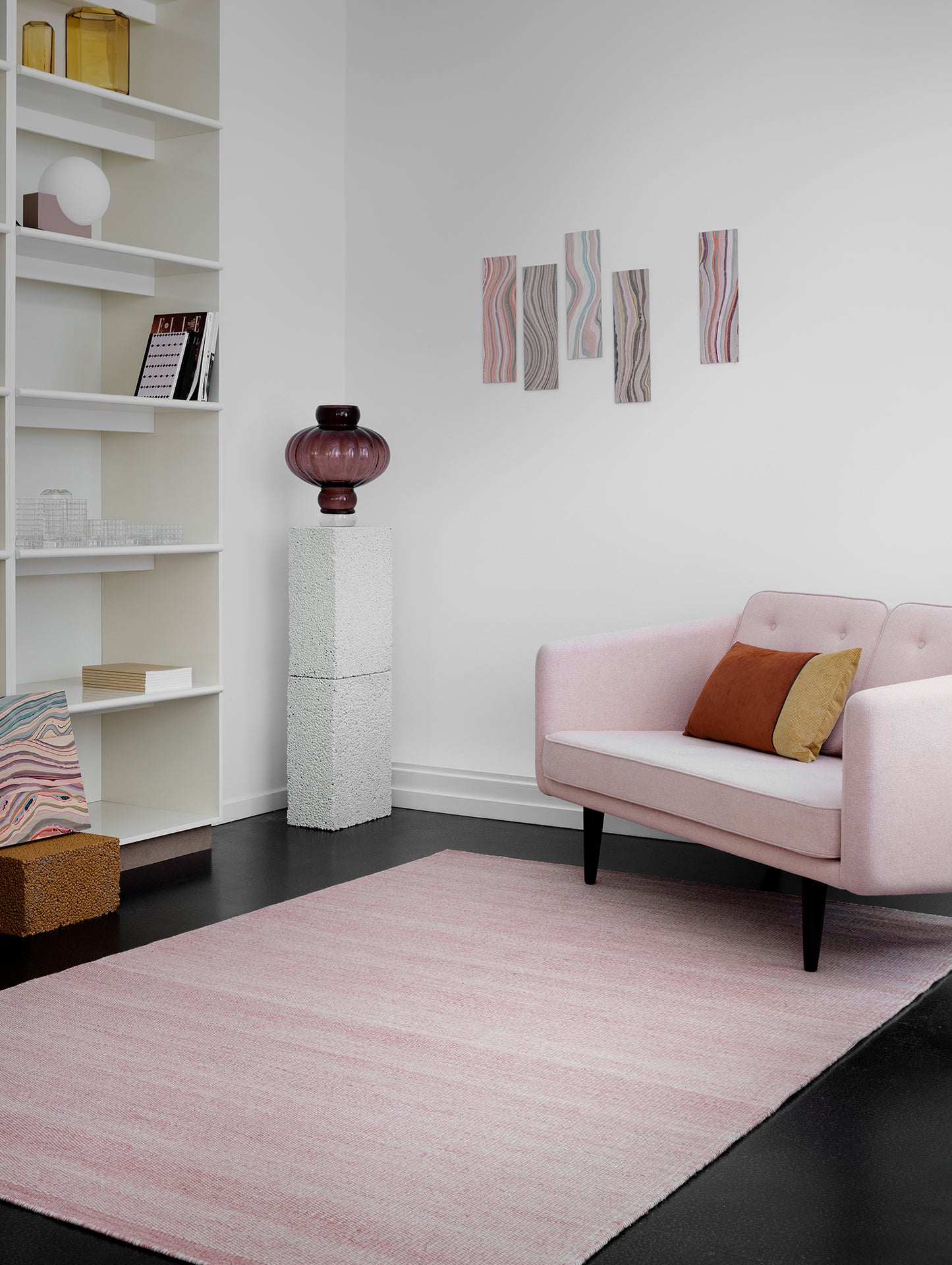 Bellis Rug by Fabula Living - Rose / Off White