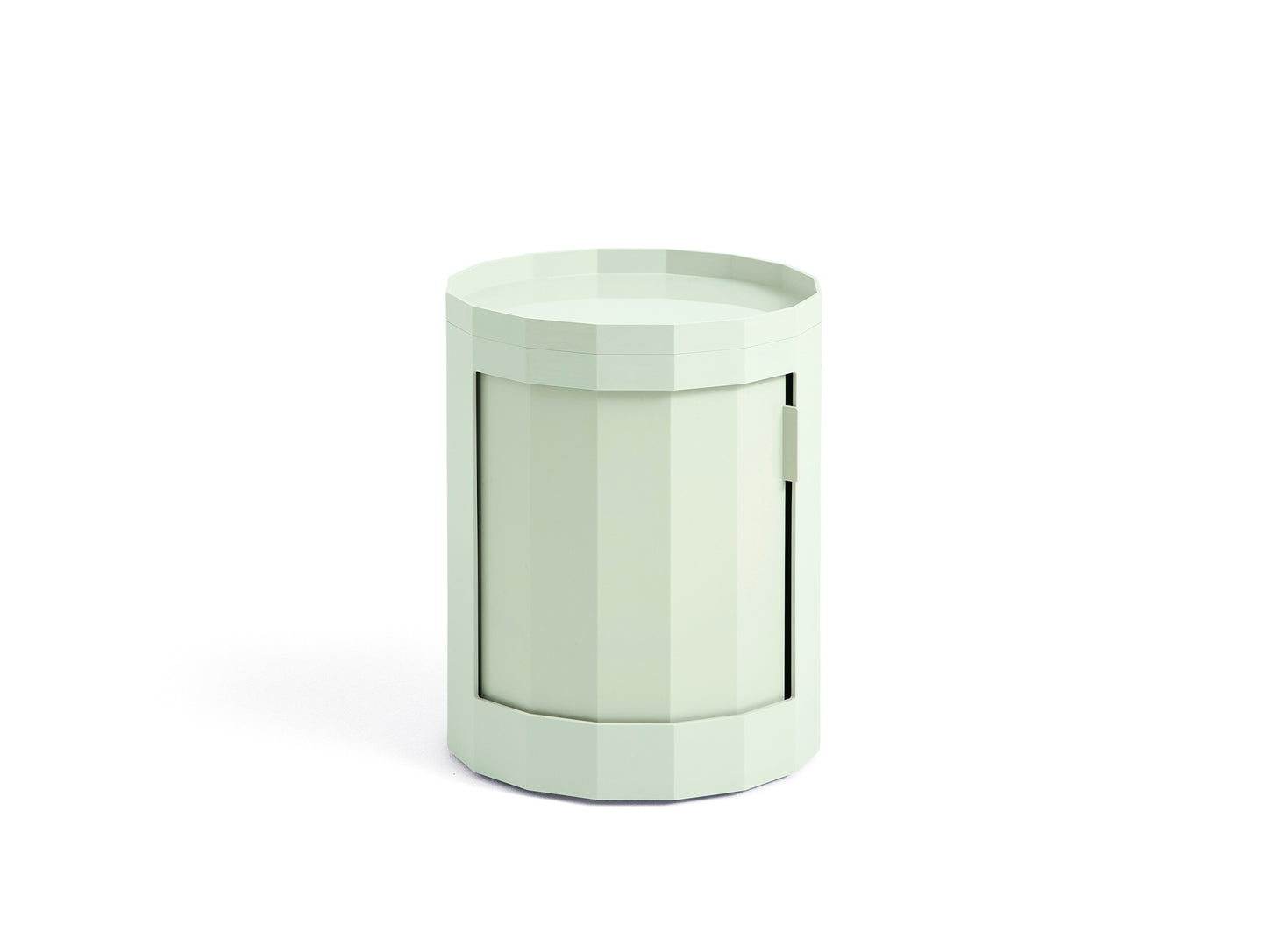 Facet Cabinet Low by HAY - Soft Mint