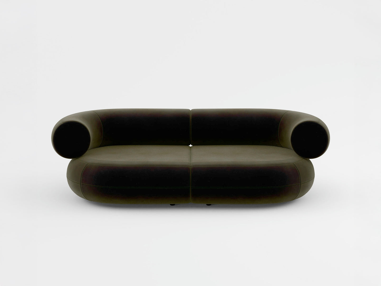 Fat 2.5-Seater Modular Sofa by Tom Dixon - Tom Dixon Velvet 162