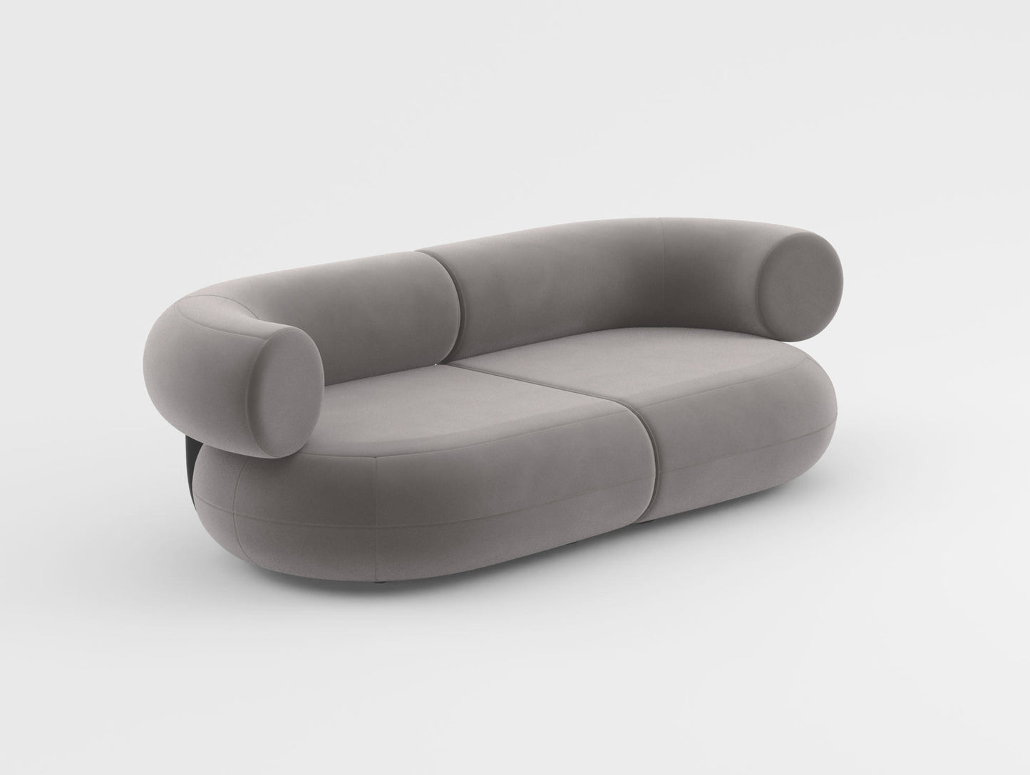 Fat 2.5-Seater Modular Sofa by Tom Dixon - Tom Dixon Velvet 84