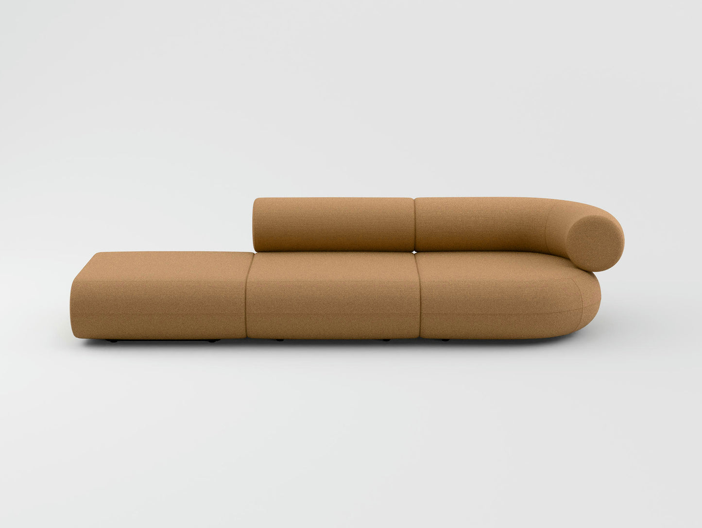 Fat 3-Seater Modular Sofa by Tom Dixon - Left Open End / Right Armrest / Linara 142