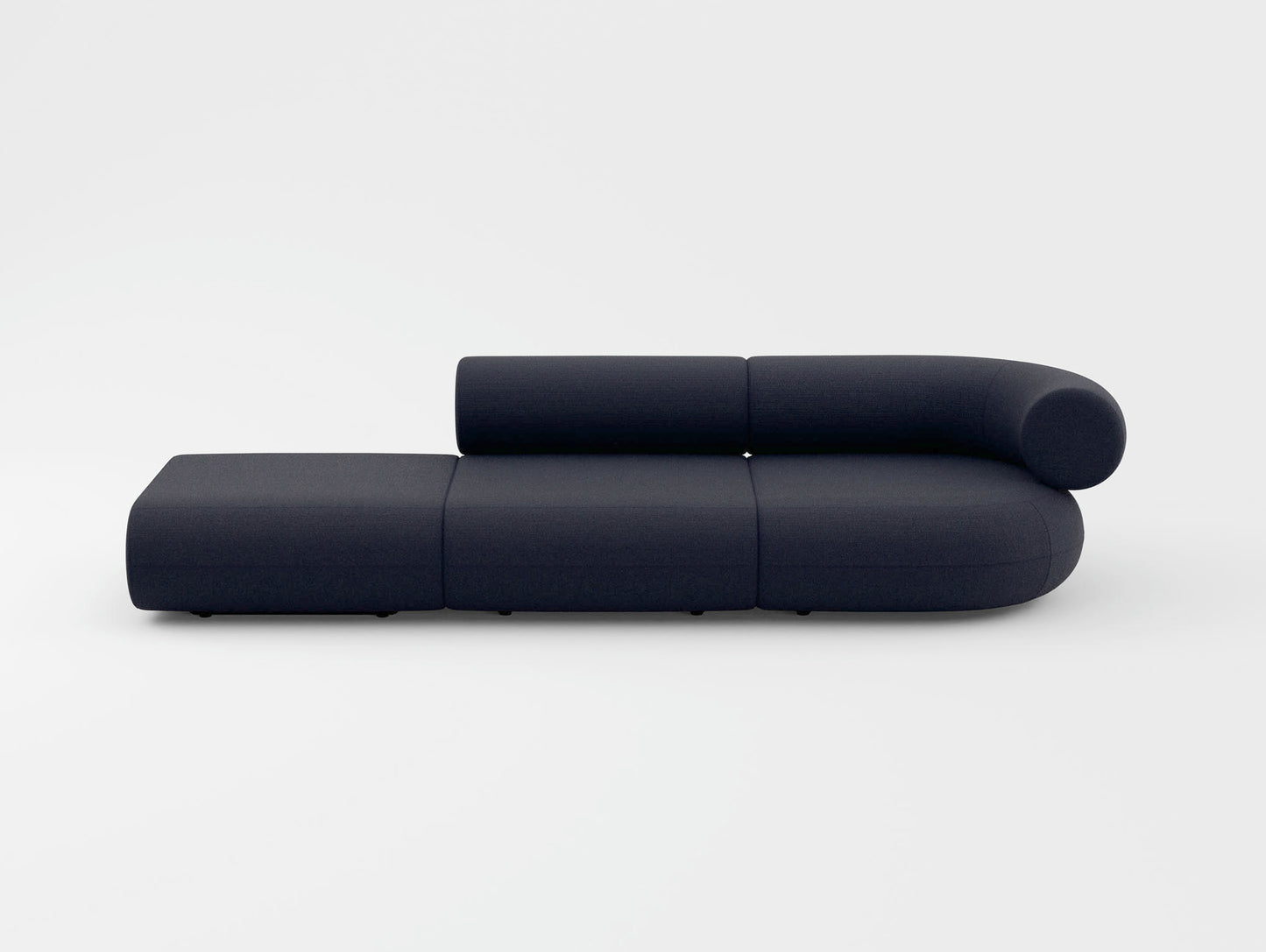 Fat 3-Seater Modular Sofa by Tom Dixon - Left Open End / Right Armrest / Linara 30
