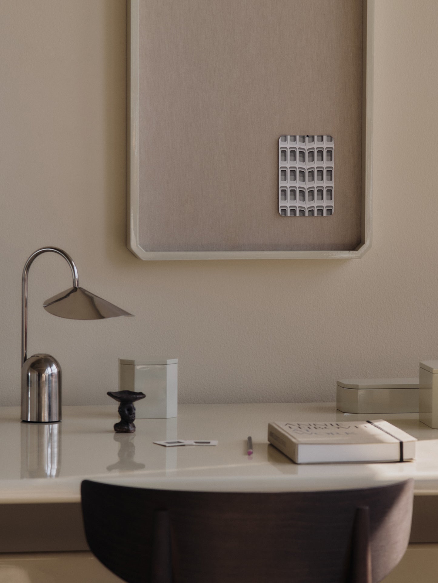 Arum Portable Lamp by Ferm Living - Stainless Steel