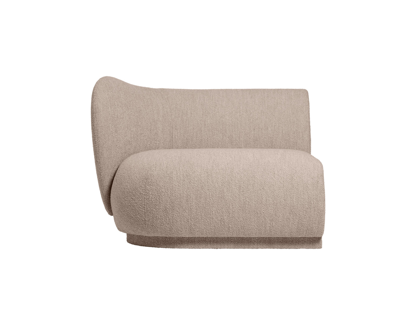Rico Modular Sofa by Ferm Living - Left Armrest End Module