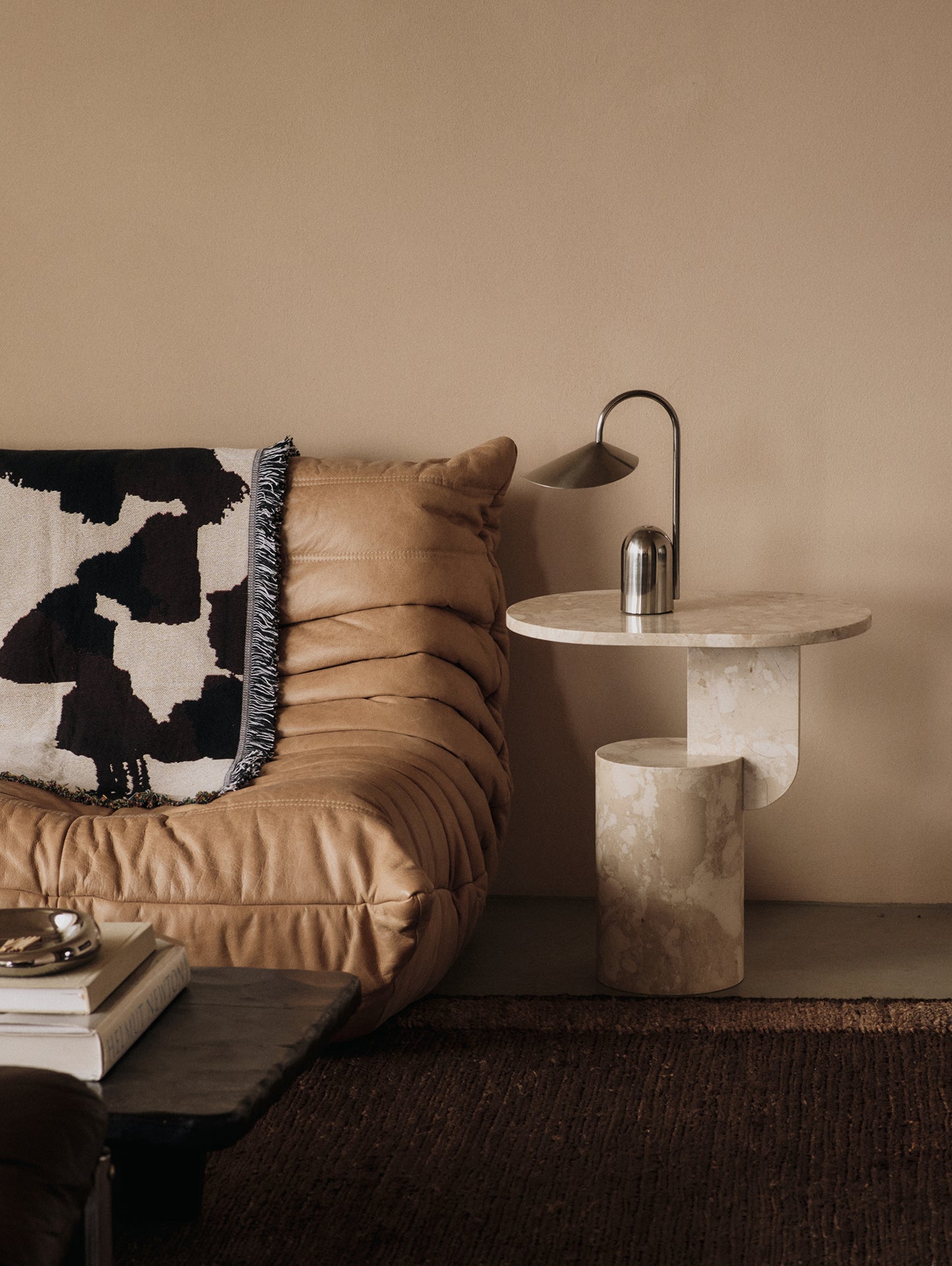 Arum Portable Lamp by Ferm Living - Stainless Steel