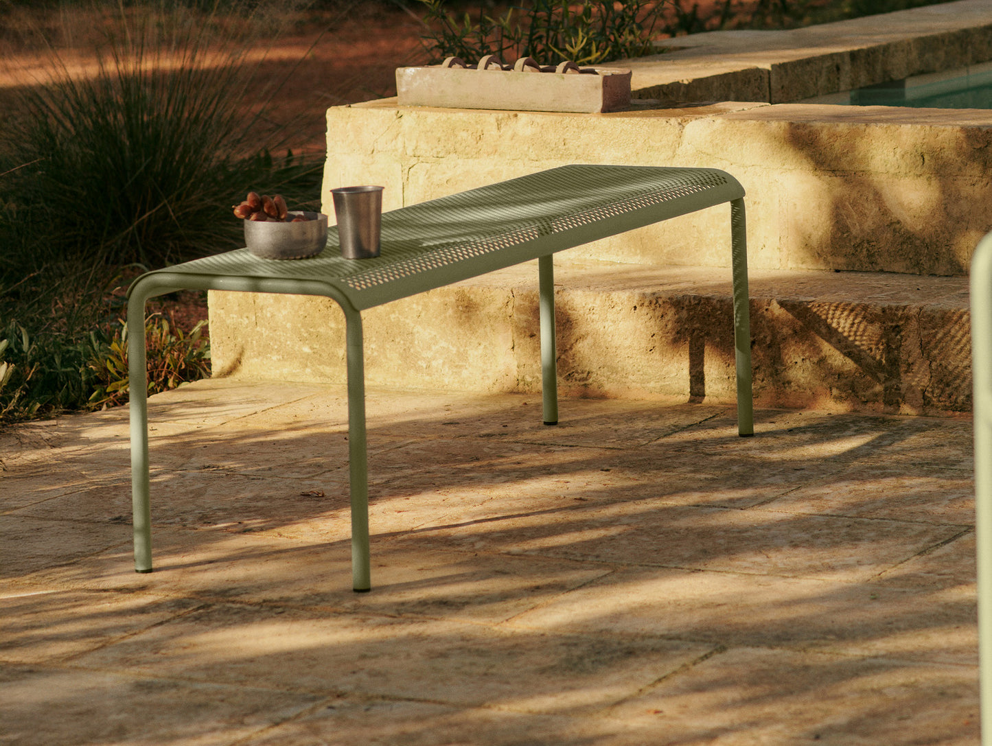 Dapple Bench by Ferm Living - Tea Green