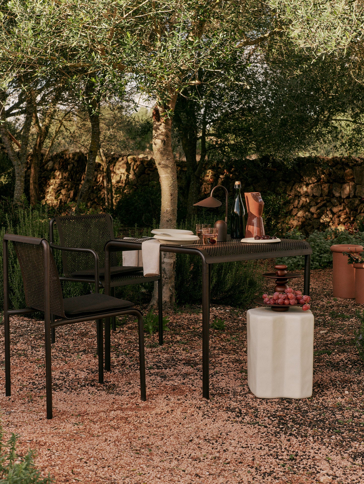 Dapple Armchair by Ferm Living - Dark Chocolate