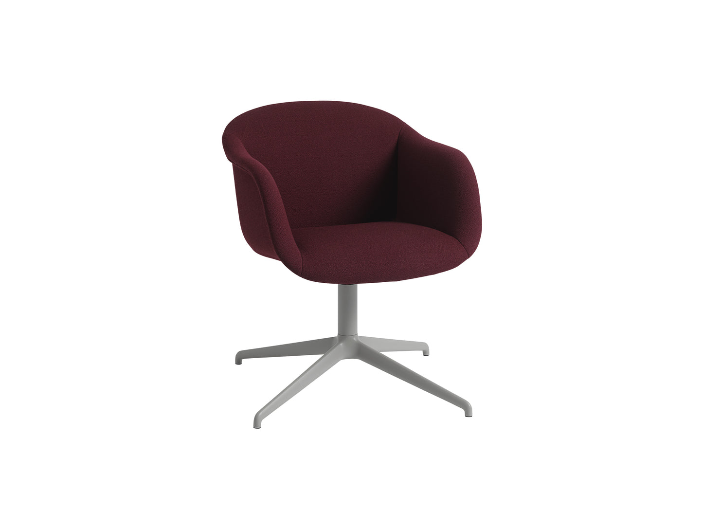 Fiber Soft Armchair with Swivel Base by Muuto - Vidar 693