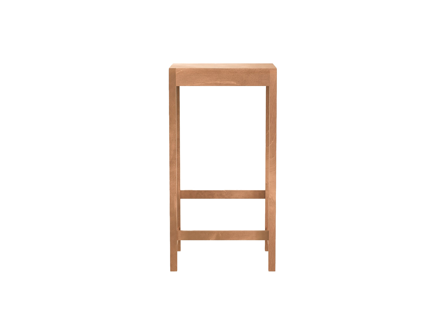 Bar Stool 01 - 76 cm Height - Warm Brown Oiled Birch Wood