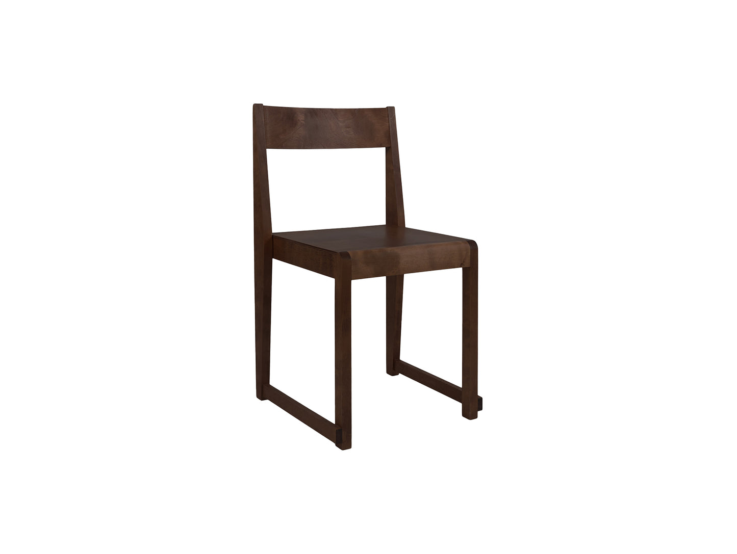 Chair 01 by Frama - Dark Brown Oiled Birch