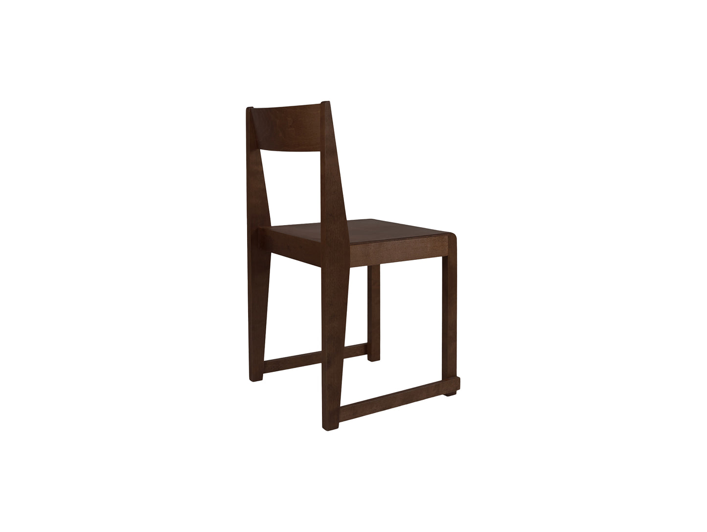 Chair 01 by Frama - Dark Brown Oiled Birch