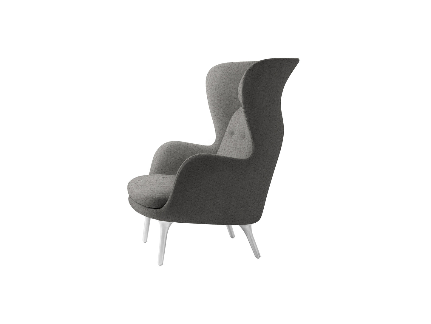 Ro Lounge Chair - Single Upholstery by Fritz Hansen - JH1 / Christianshavn Beige 1121