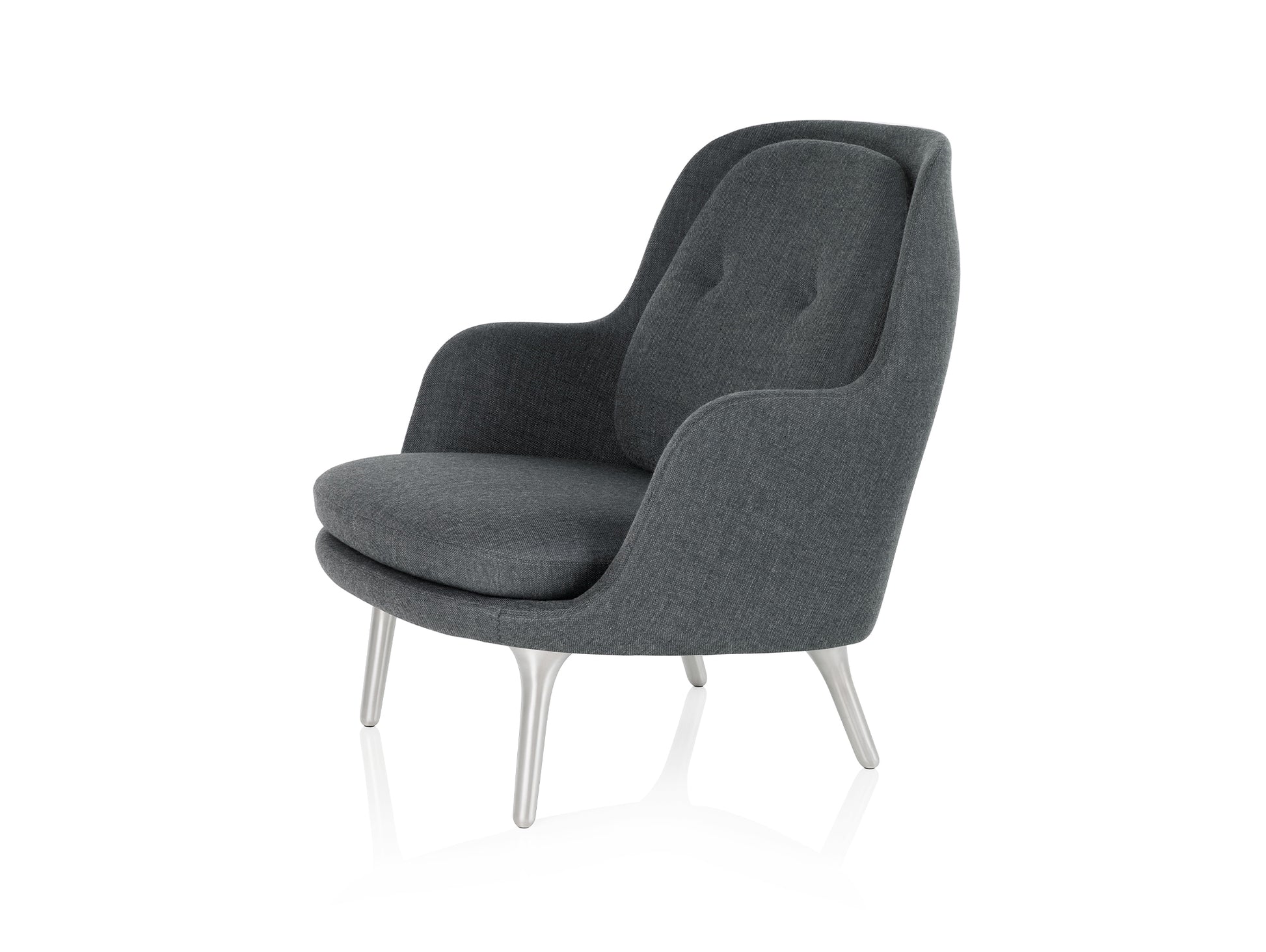 Fri Lounge Chair JH4 - Single Upholstery by Fritz Hansen / Sunniva  1079