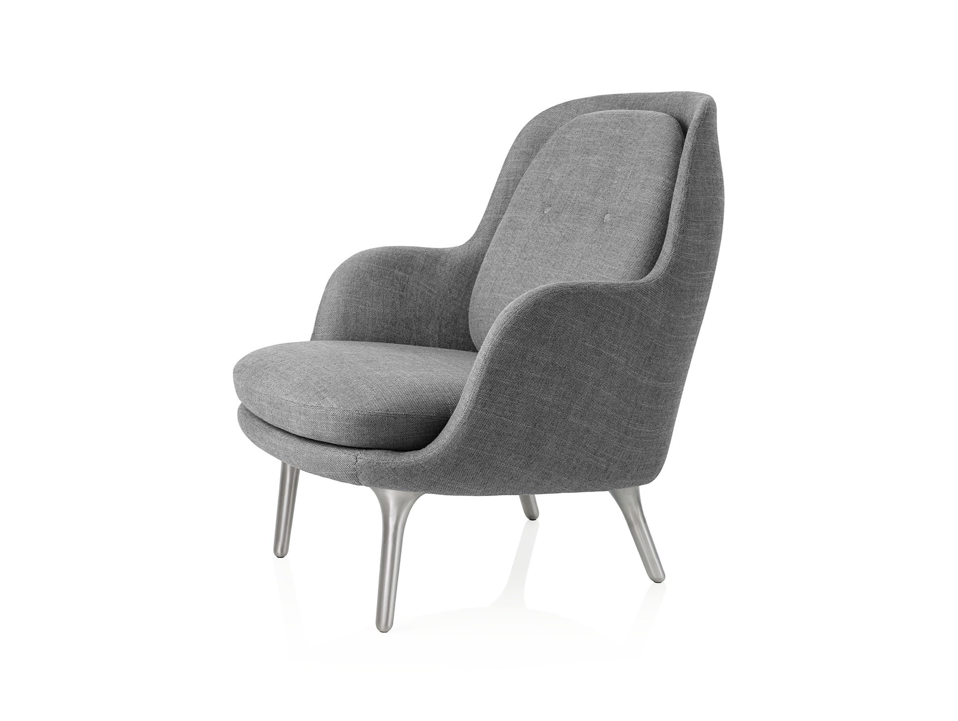 Fri Lounge Chair JH4 - Single Upholstery by Fritz Hansen / Sunniva 242