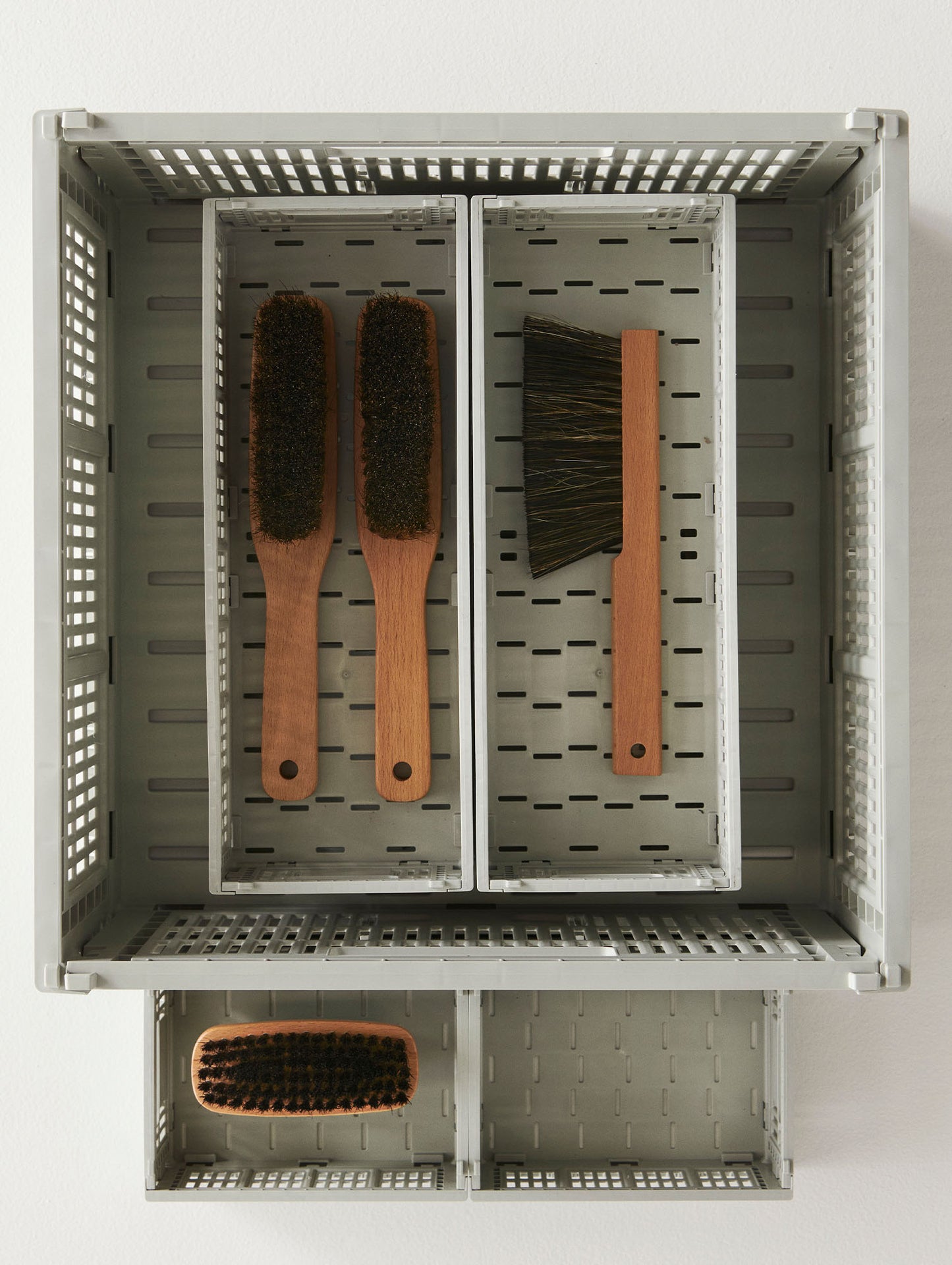 Colour Crate Mini Oblong by HAY - Grey