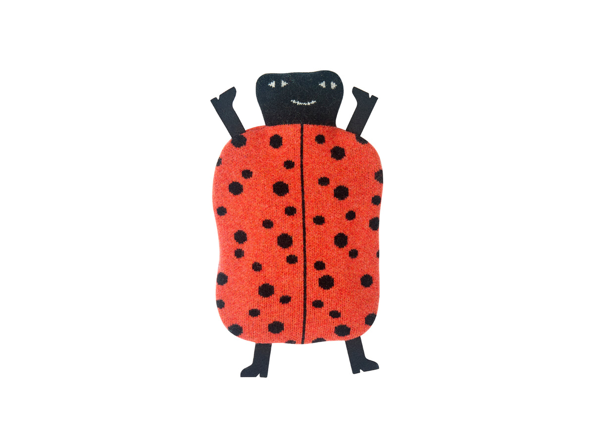 Ladybird Hot Water Bottle by Donna Wilson