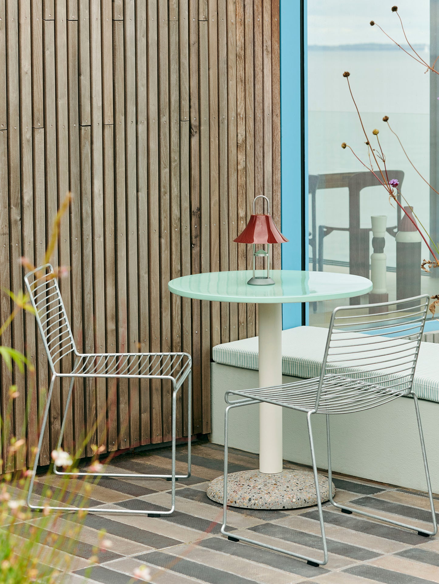 Hee Hot Galvanised Dining Chair by HAY