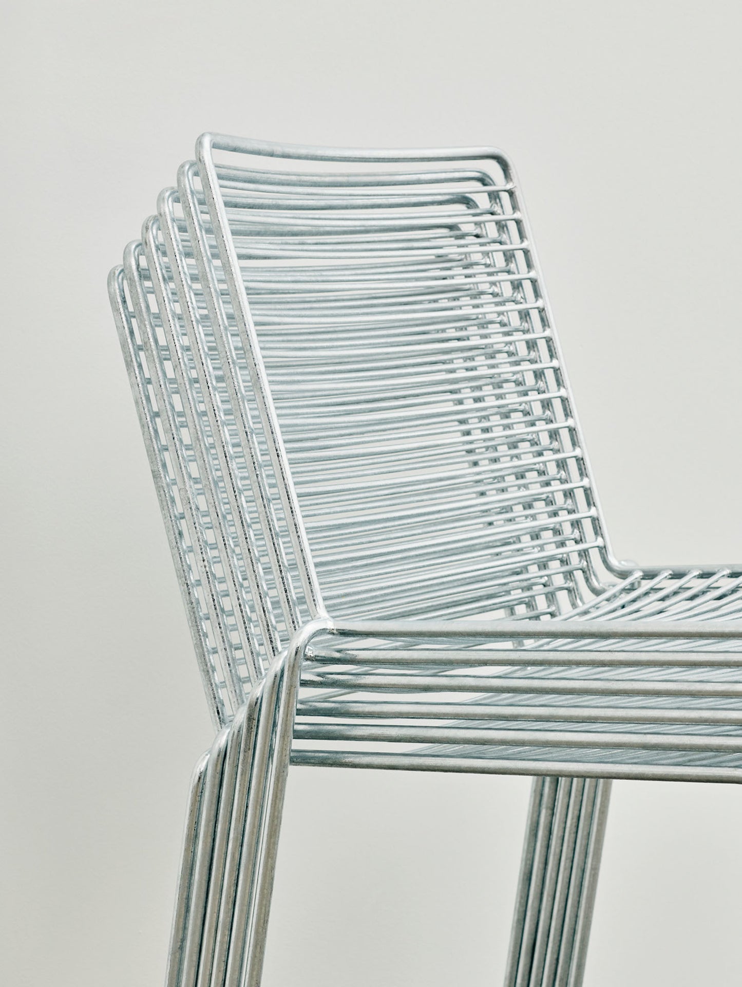 Hee Hot Galvanised Dining Chair by HAY