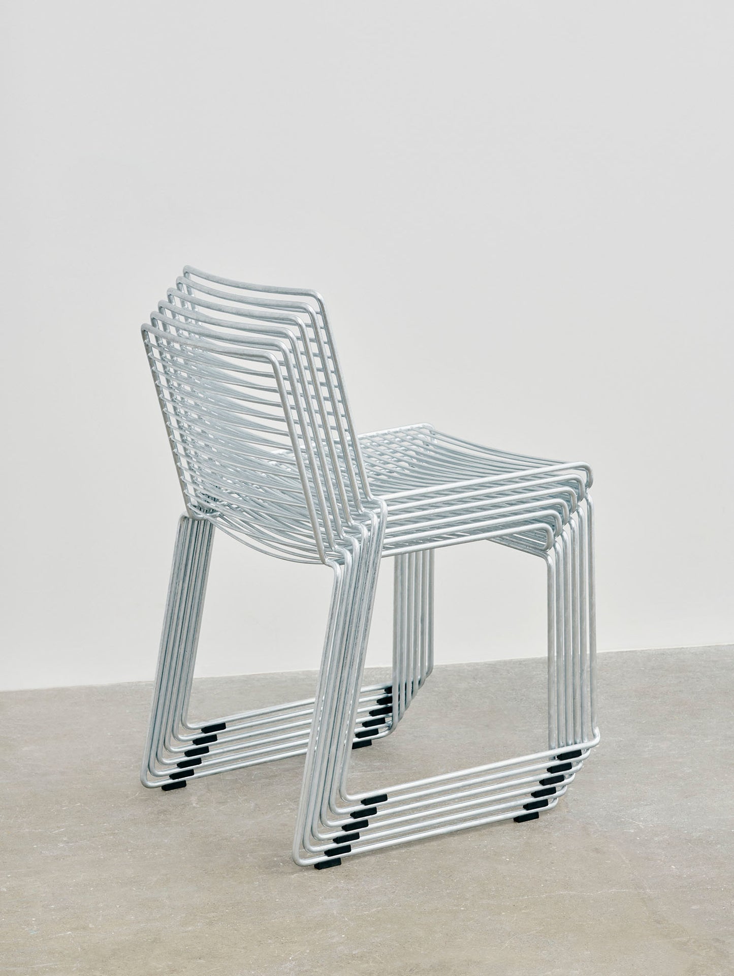 Hee Hot Galvanised Dining Chair by HAY