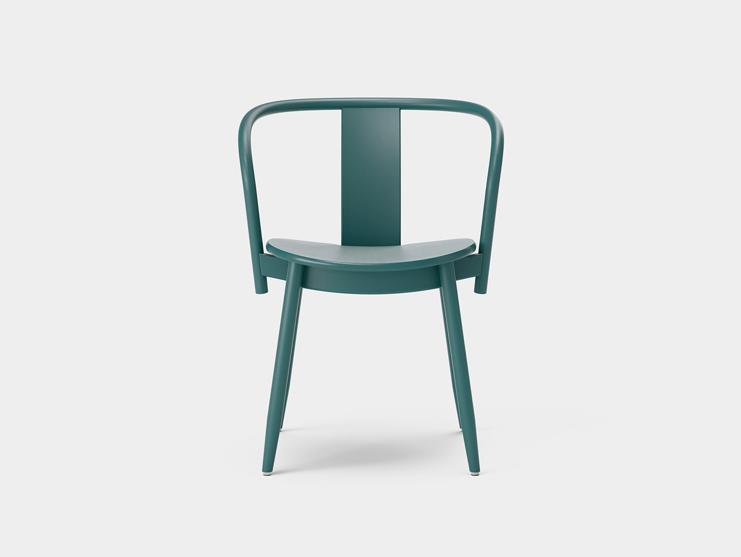 Icha Chair in Library Green Lacquered Beech by Massproductions