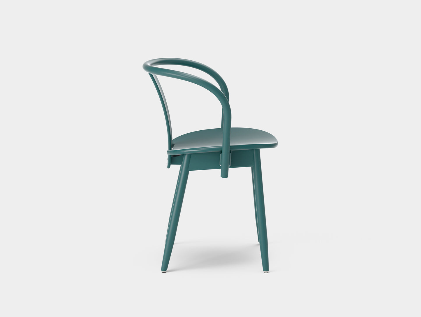 Icha Chair in Library Green Lacquered Beech by Massproductions