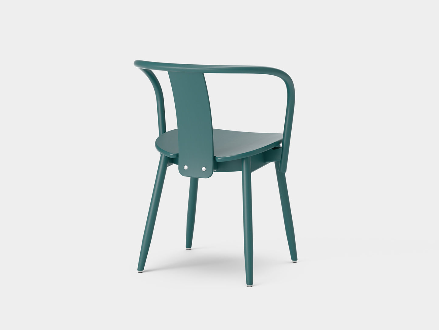 Icha Chair in Library Green Lacquered Beech by Massproductions