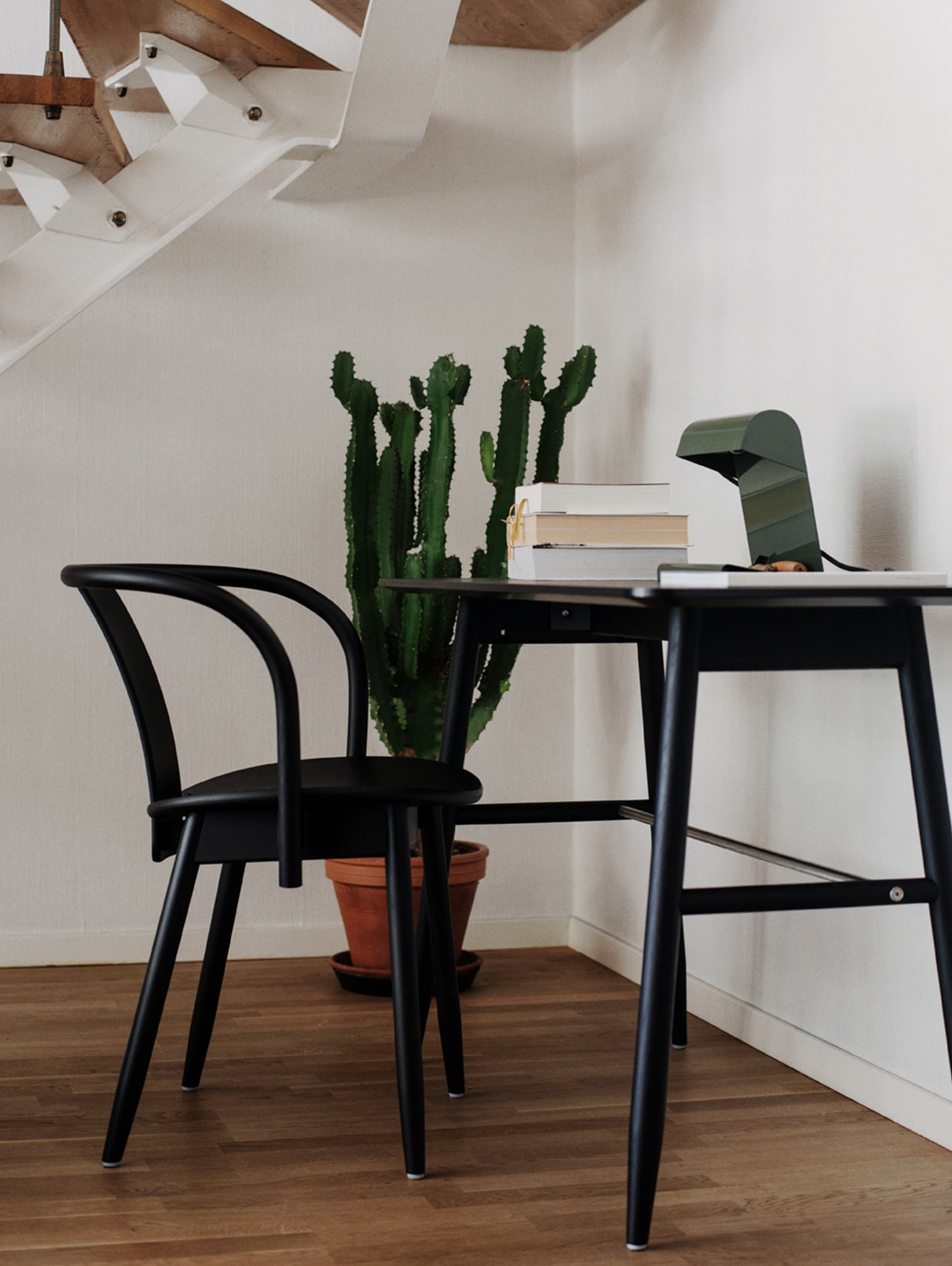 Icha Chair in Black Stained Beech by Massproductions