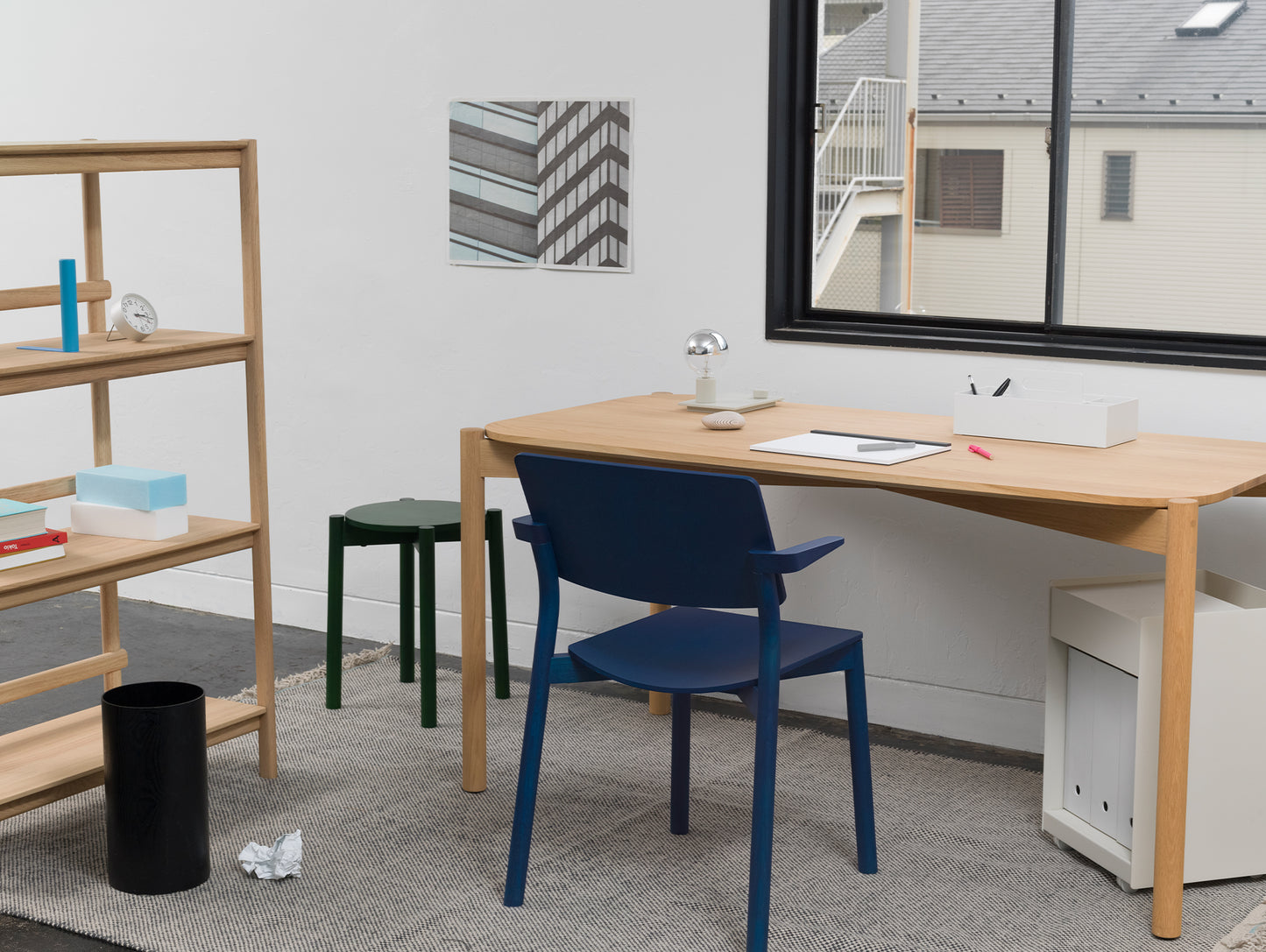 Archive Shelf by Karimoku New Standard - Oak