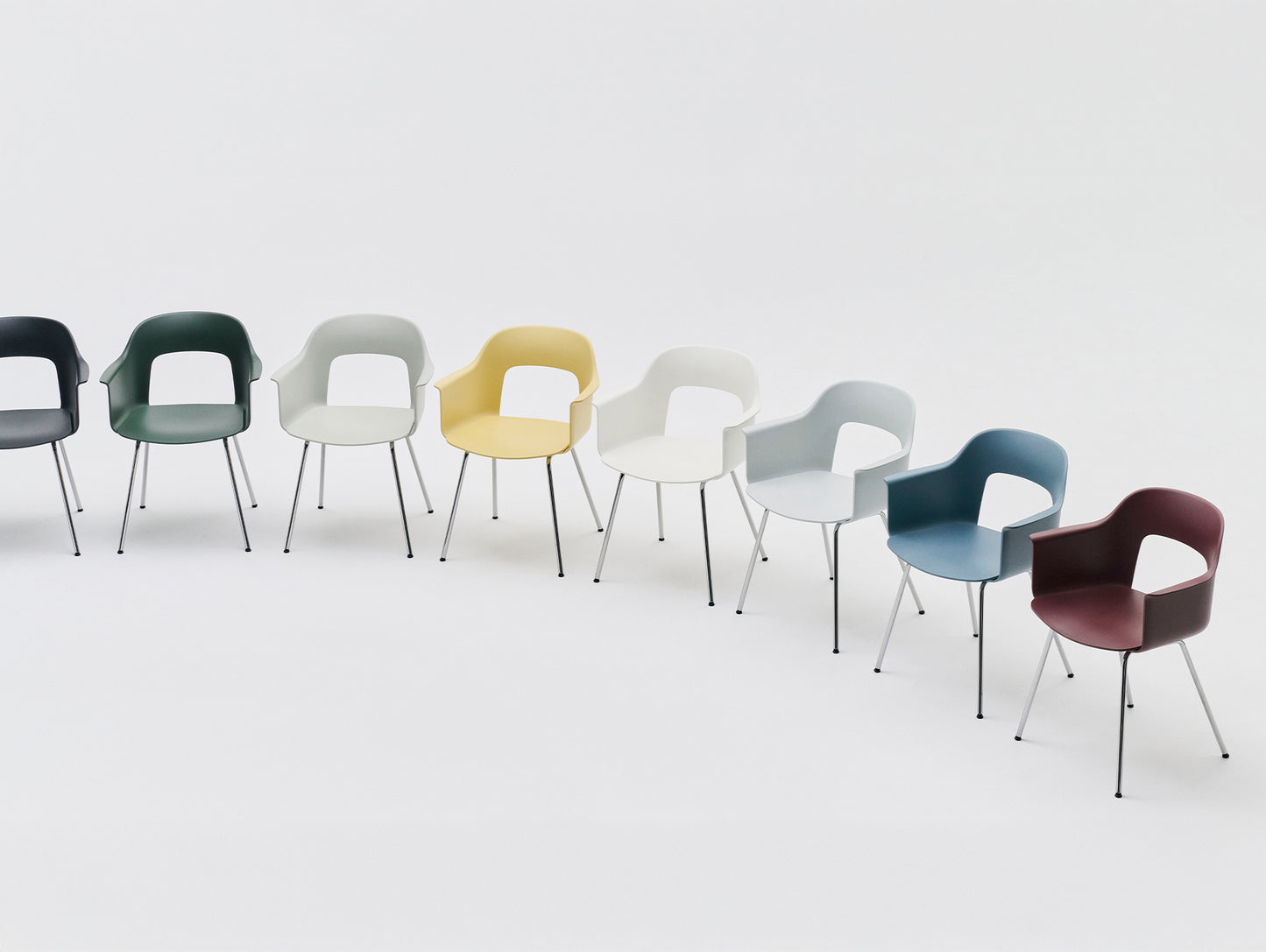 Layout Armchair - Metal Base by HAY