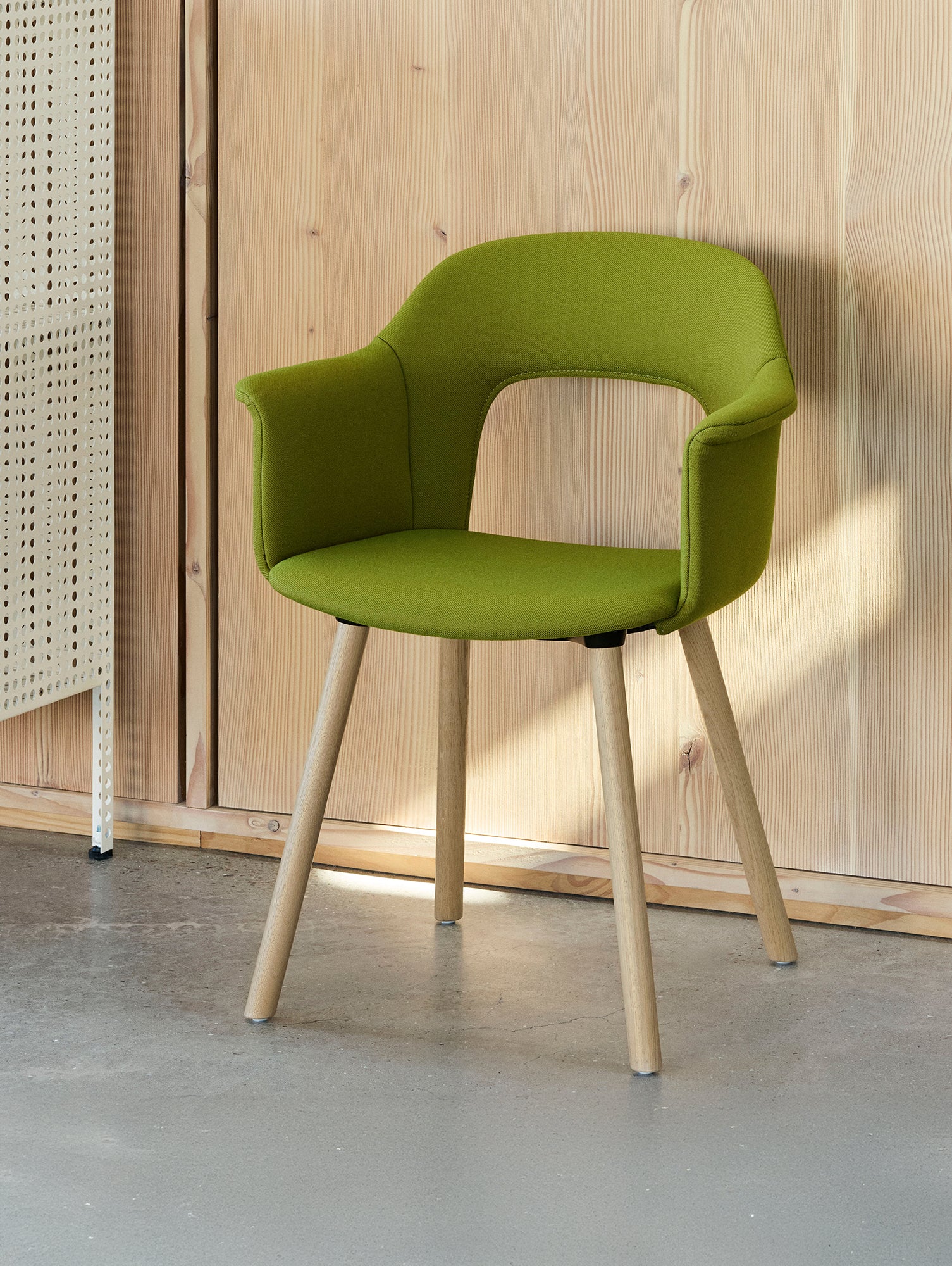 Layout Armchair 224 by HAY - Lacquered Oak Base / Remix 3 912